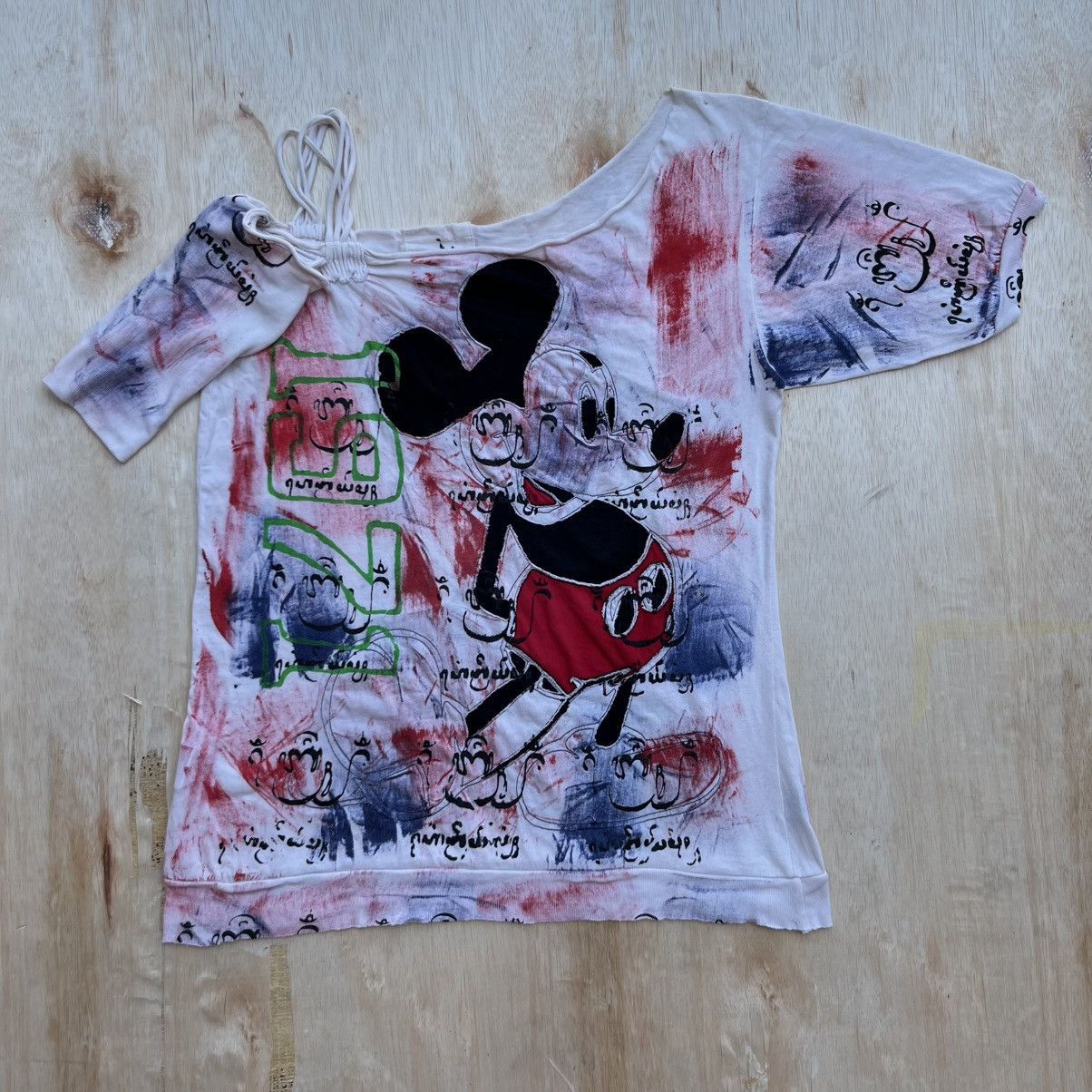 Disney RELIGION DISNEY MICKY MOUSE REWORK JAPANESE BRAND Size L / US 10 / IT 46 - 1 Thumbnail