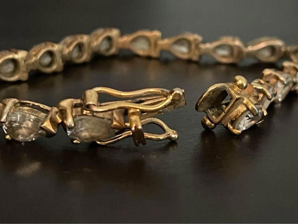 Designer Vintage 925 Teardrop Clasp Bracelet Size ONE SIZE - 2 Thumbnail