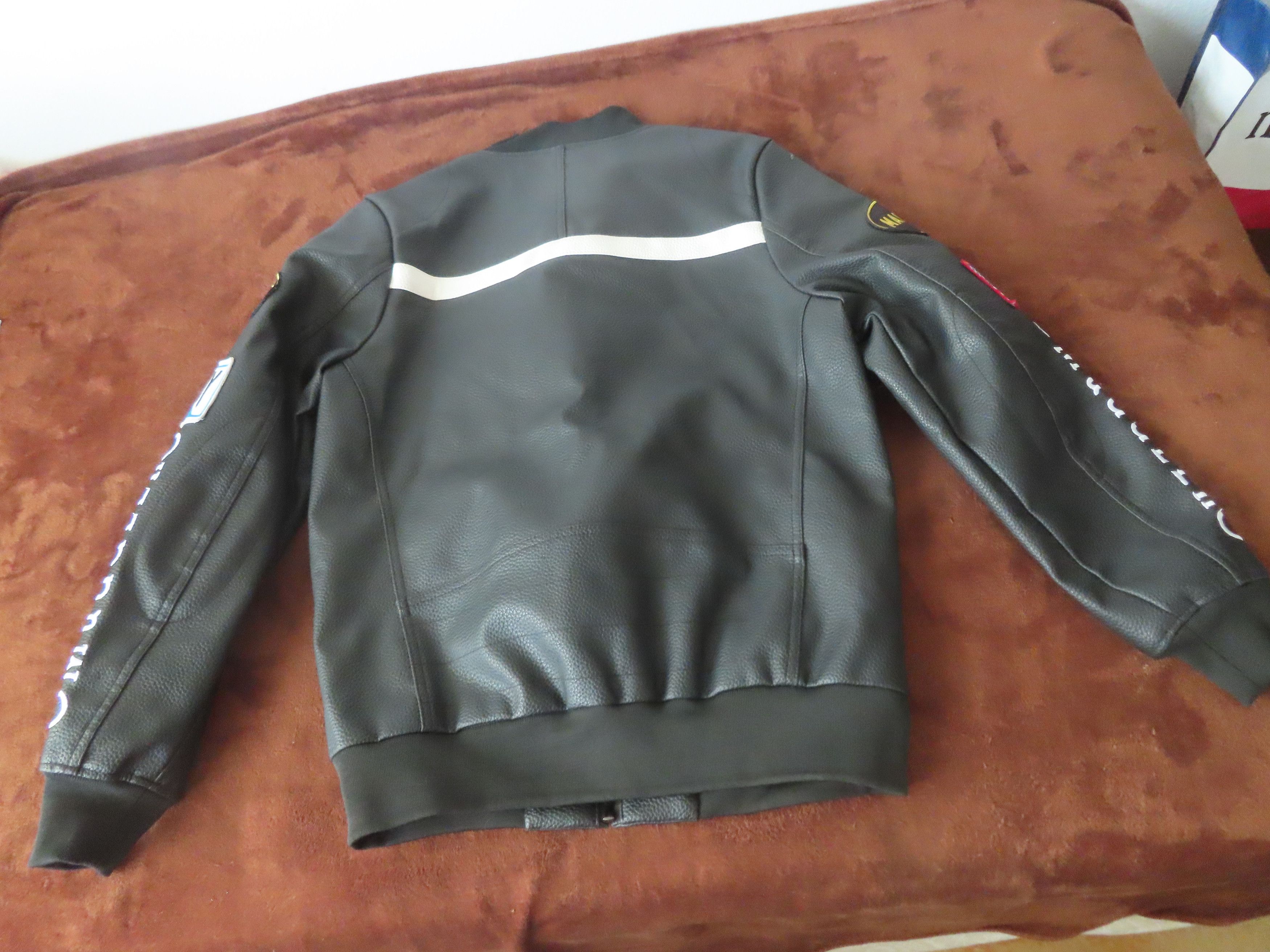Designer SMUGGLERS MOON 1920 HANDCRAFTED FAUX LEATHER JACKET Size US L / EU 52-54 / 3 - 7 Thumbnail