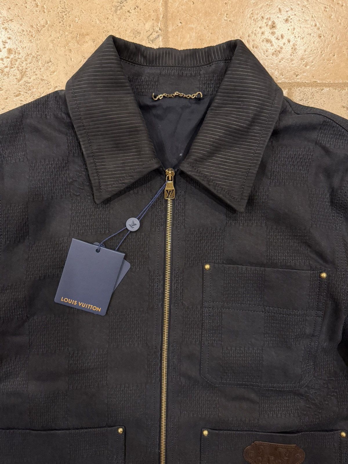 Louis Vuitton Louis Vuitton x Pharrell 2024 Damier Workwear Blouson Jacket Size US L / EU 52-54 / 3 - 11 Thumbnail