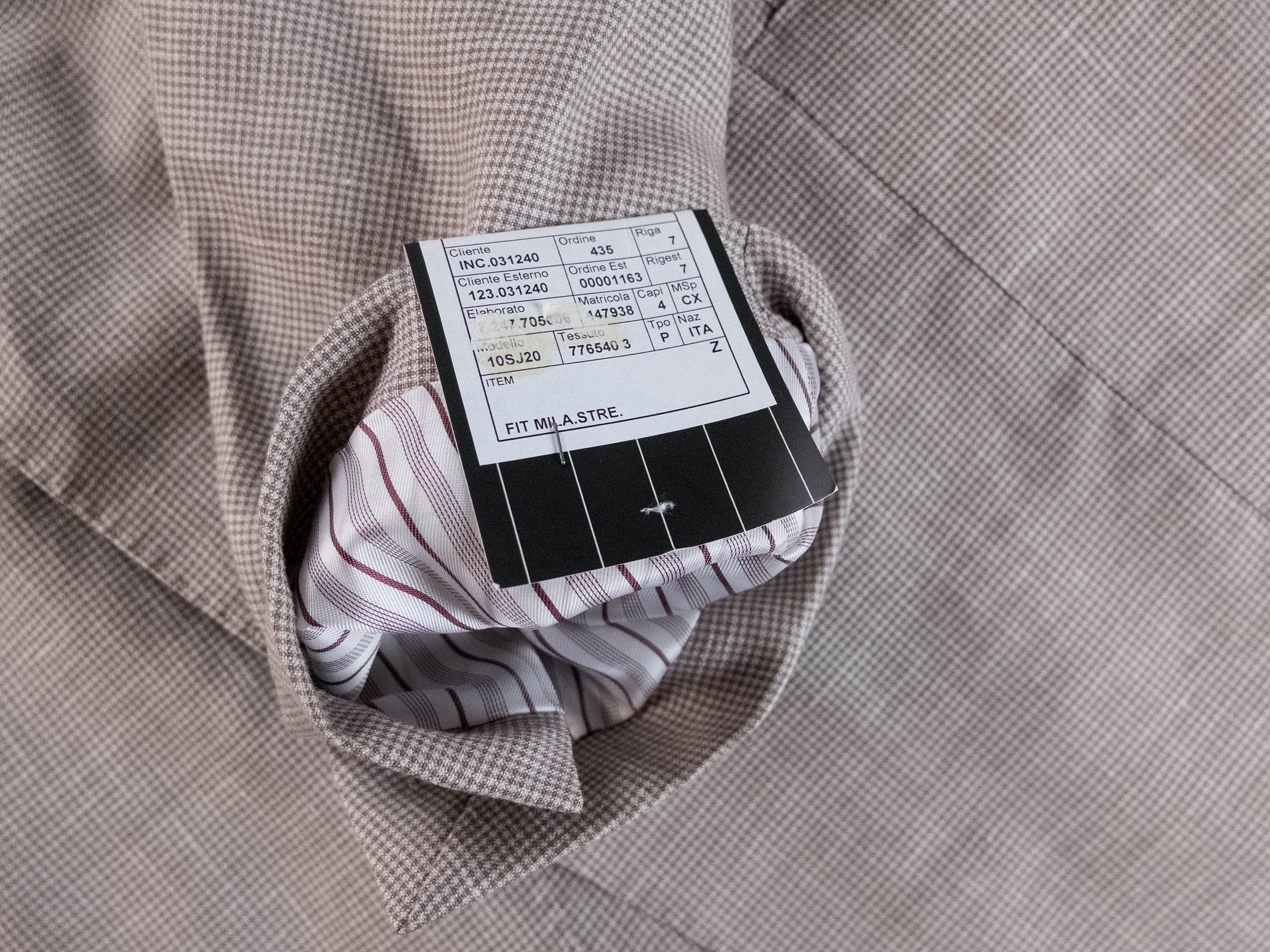 Ermenegildo Zegna ERMENEGILDO ZEGNA beige linen wool silk sportcoat jacket Size 46R - 6 Thumbnail