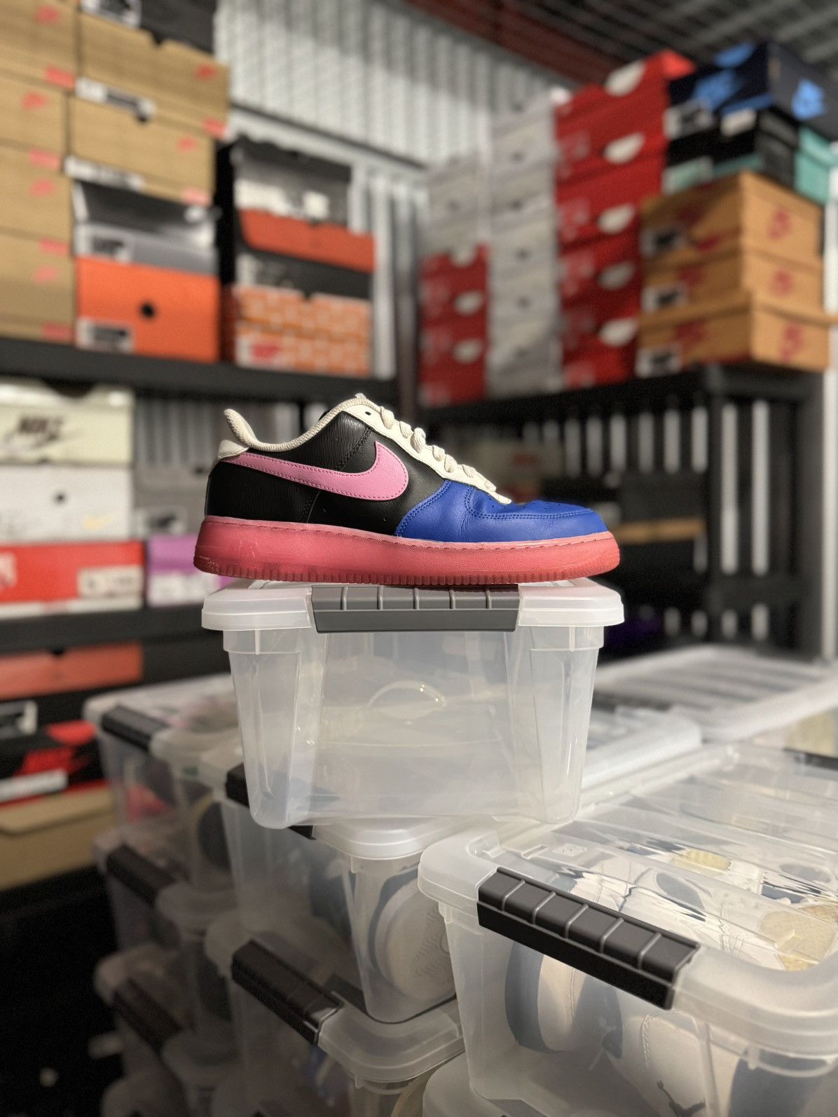 Nike Nike Air Force 1 Low NBY ID Blue Pink Size 8.5 Size US 8.5 / EU 41-42 - 1 Thumbnail