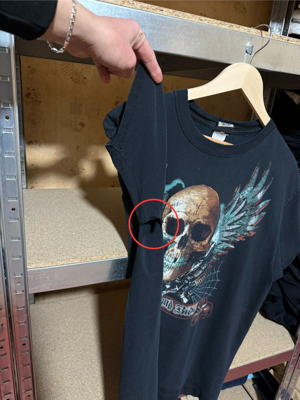 Harley Davidson × Liquid Blue × Vintage Vintage 2000’s Liquid Blue Shut Up Amd Ride Bike T-Shirt Y2K Size US XL / EU 56 / 4 - 8 Thumbnail