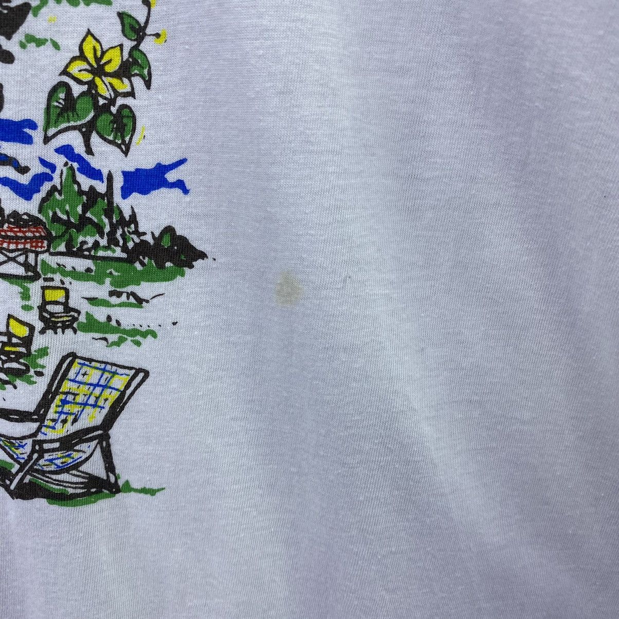 Japanese Brand × Vintage Vintage Bridgestone White Tee Size US L / EU 52-54 / 3 - 3 Thumbnail