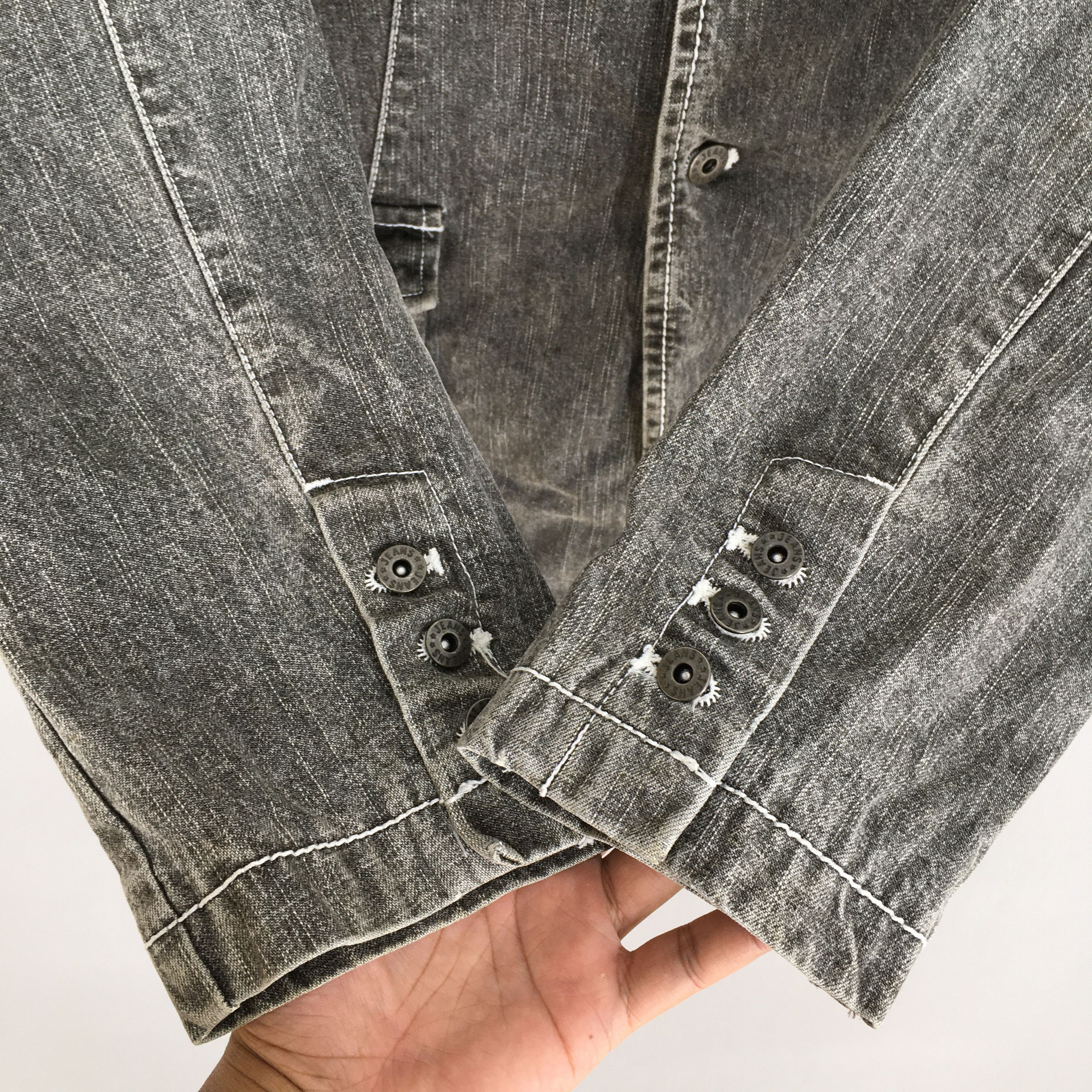 KOJIMA GENES Vintage Big Shark Denim Workers Black Jeans Jacket Medium Size US M / EU 48-50 / 2 - 4 Thumbnail