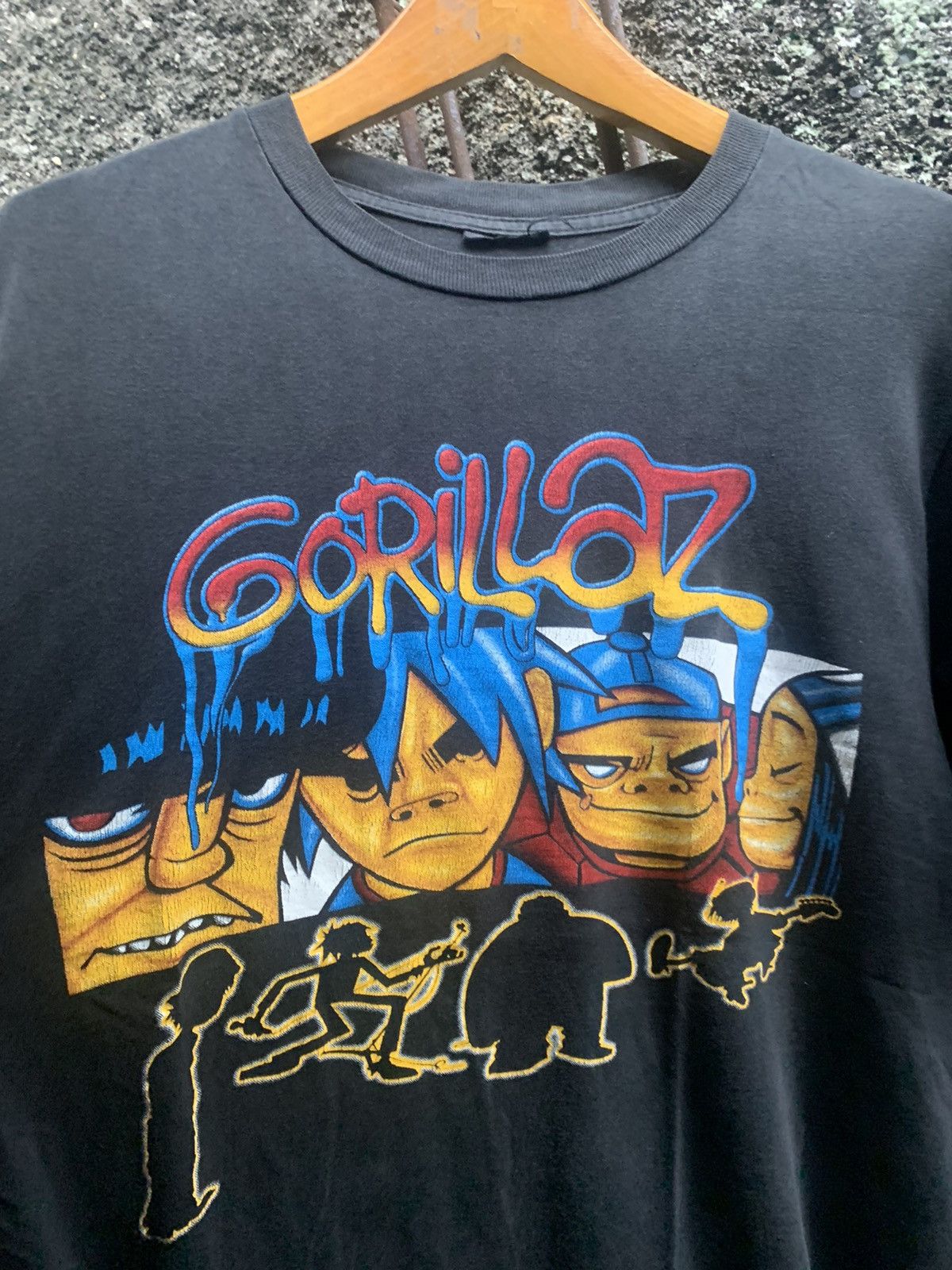 Vintage 90s Gorillaz shirt,Blur,Oasis