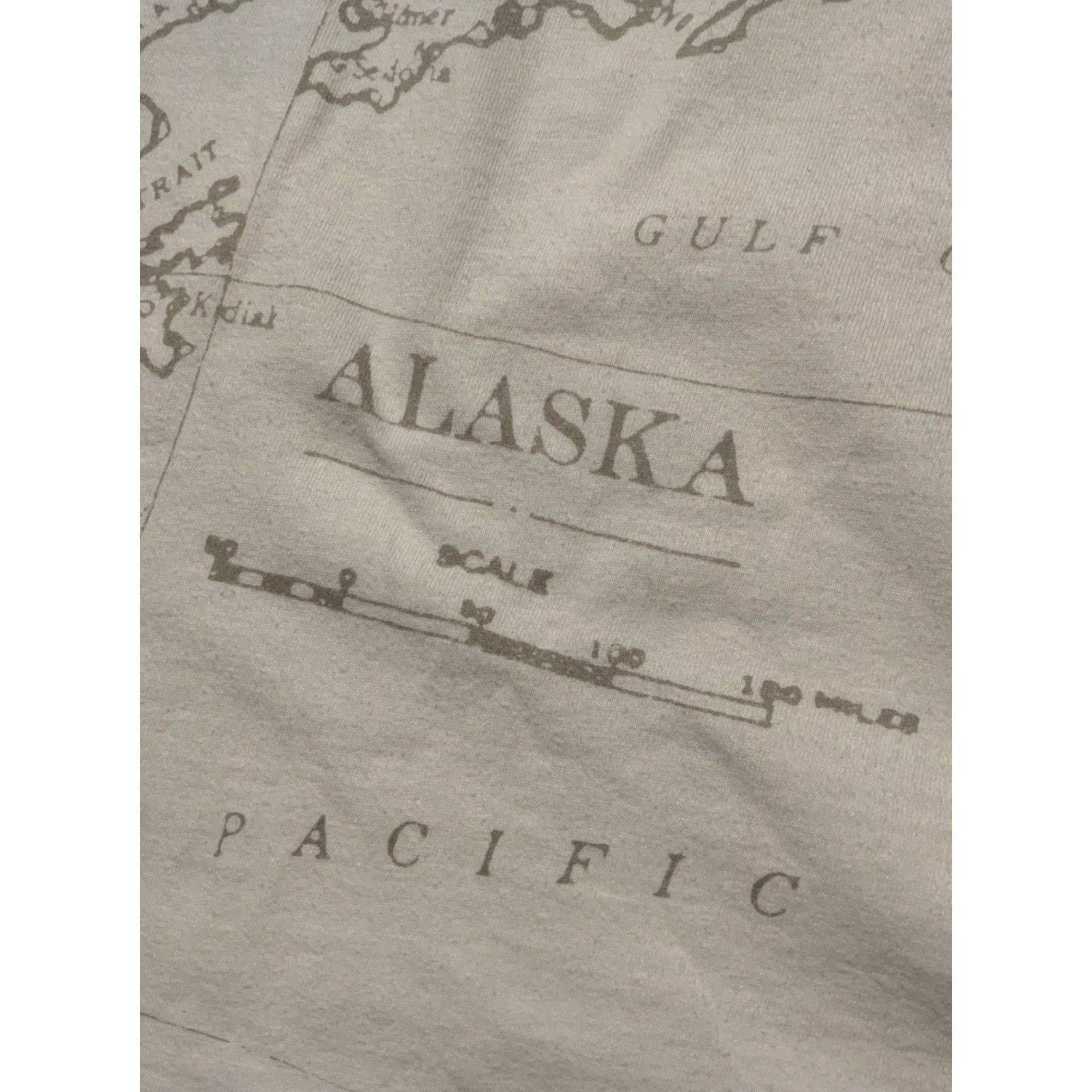 Vintage VINTAGE ONEITA Northern Exposure Alaska AOP Map CBS TV Series T-Shirt XL White Short Sleeve Mens/N/A Size US XL / EU 56 / 4 - 6 Thumbnail