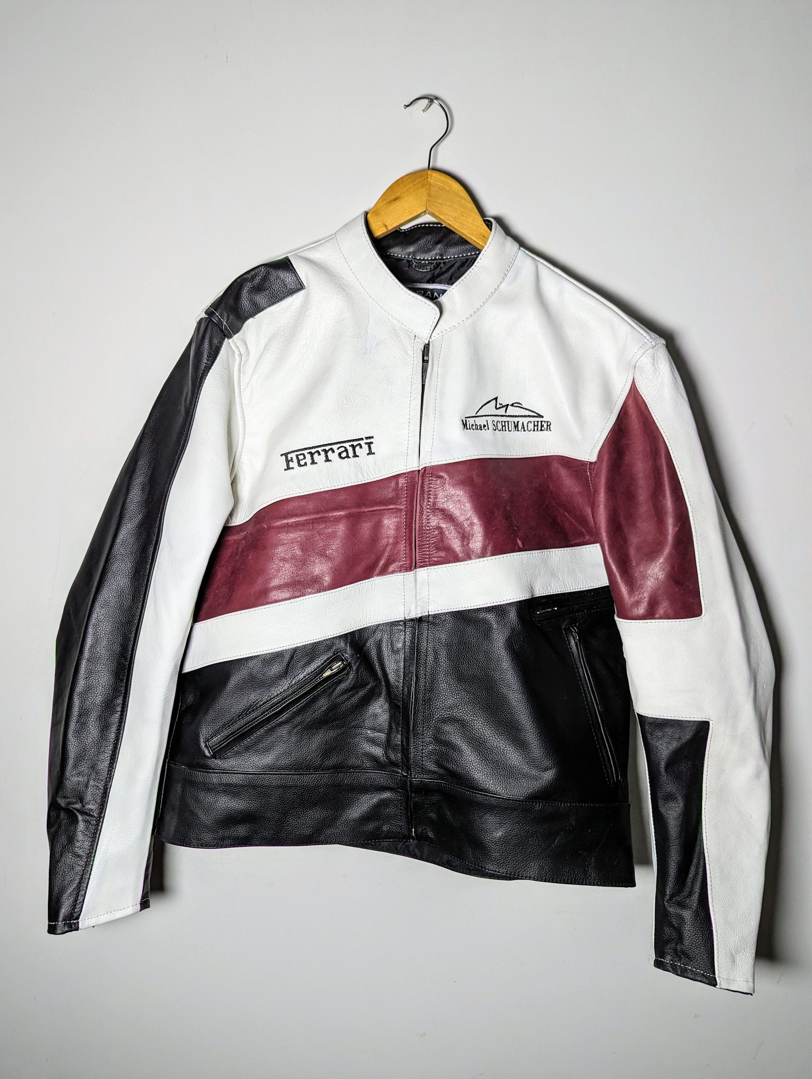 適切な価格 Ferrari × LEATHER 👀 FERRARI 🔥💸 Vintage × Leather Genuine ジャケット・アウター