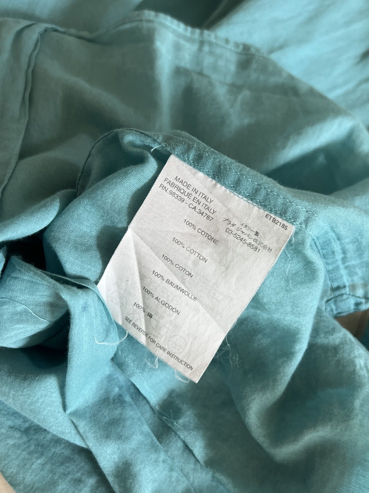 Prada Prada - Dress Shirt Size US M / EU 48-50 / 2 - 7 Thumbnail