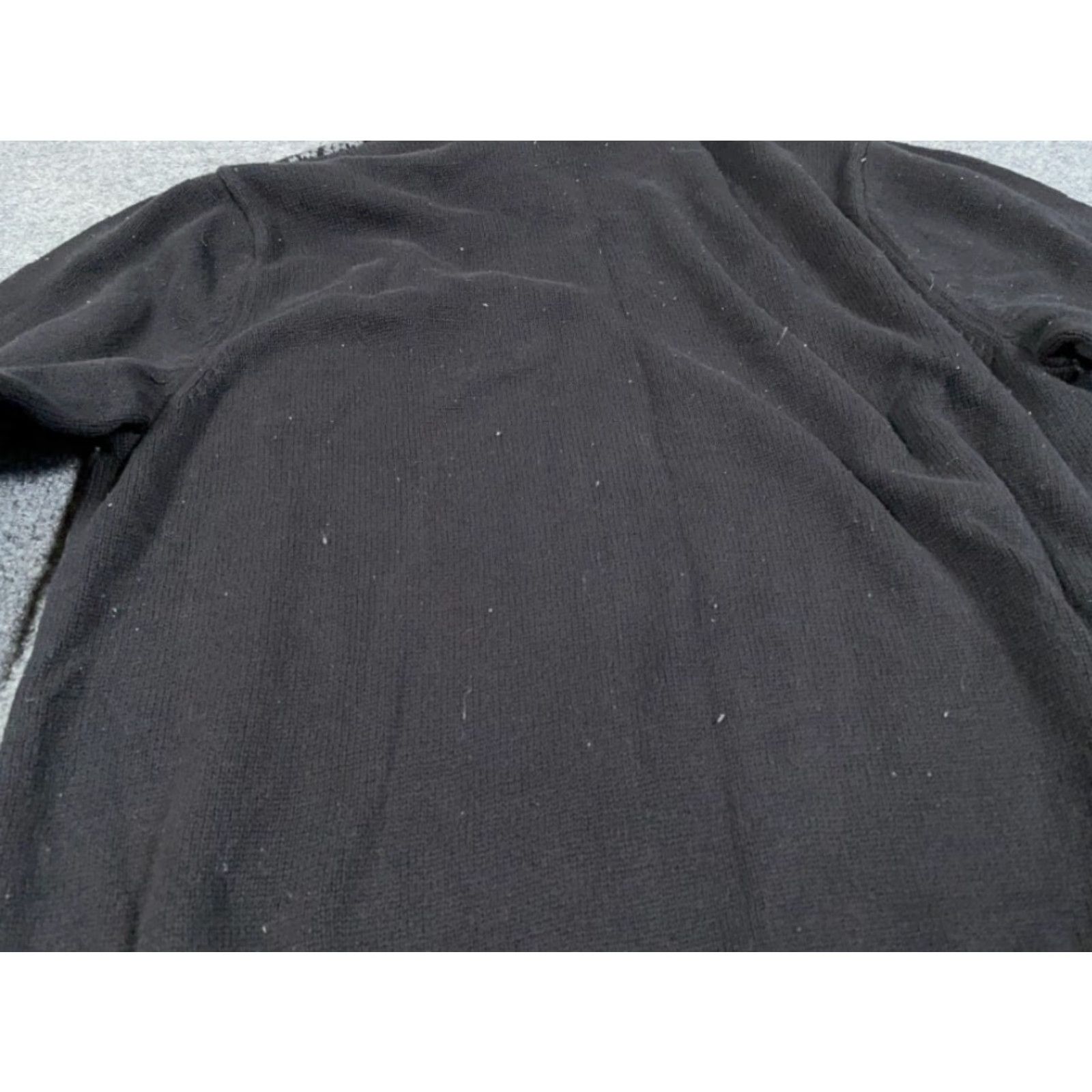 Dockers Retro Dad Style Geometric Pattern Sweater Adult Large Black Gray Chunky Knit Size US L / EU 52-54 / 3 - 7 Thumbnail
