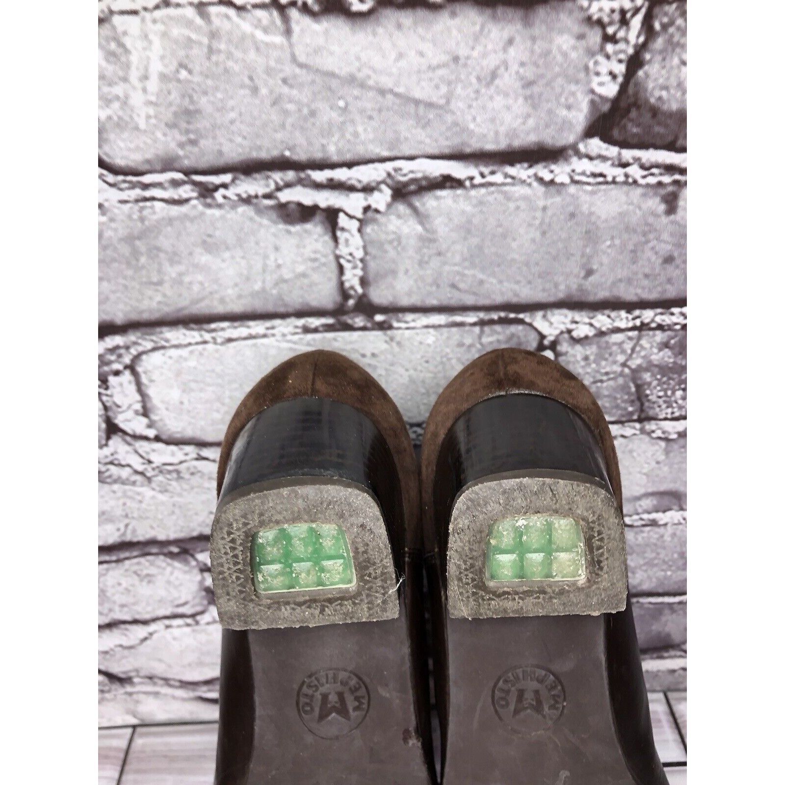 Mephisto Mephisto Brown Suede Leather Square Toe Split Toe Loafers He Size US 9 / IT 39 - 18 Thumbnail