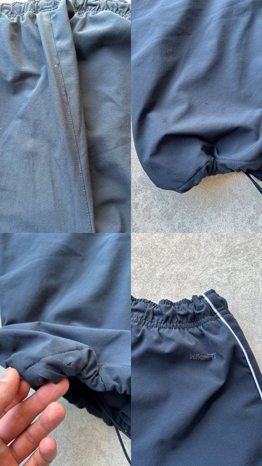 Nike Vintage 90s Nike Drill Baggy Parachute Track Pants Y2K XXXL Size US 40 / EU 56 - 15 Thumbnail