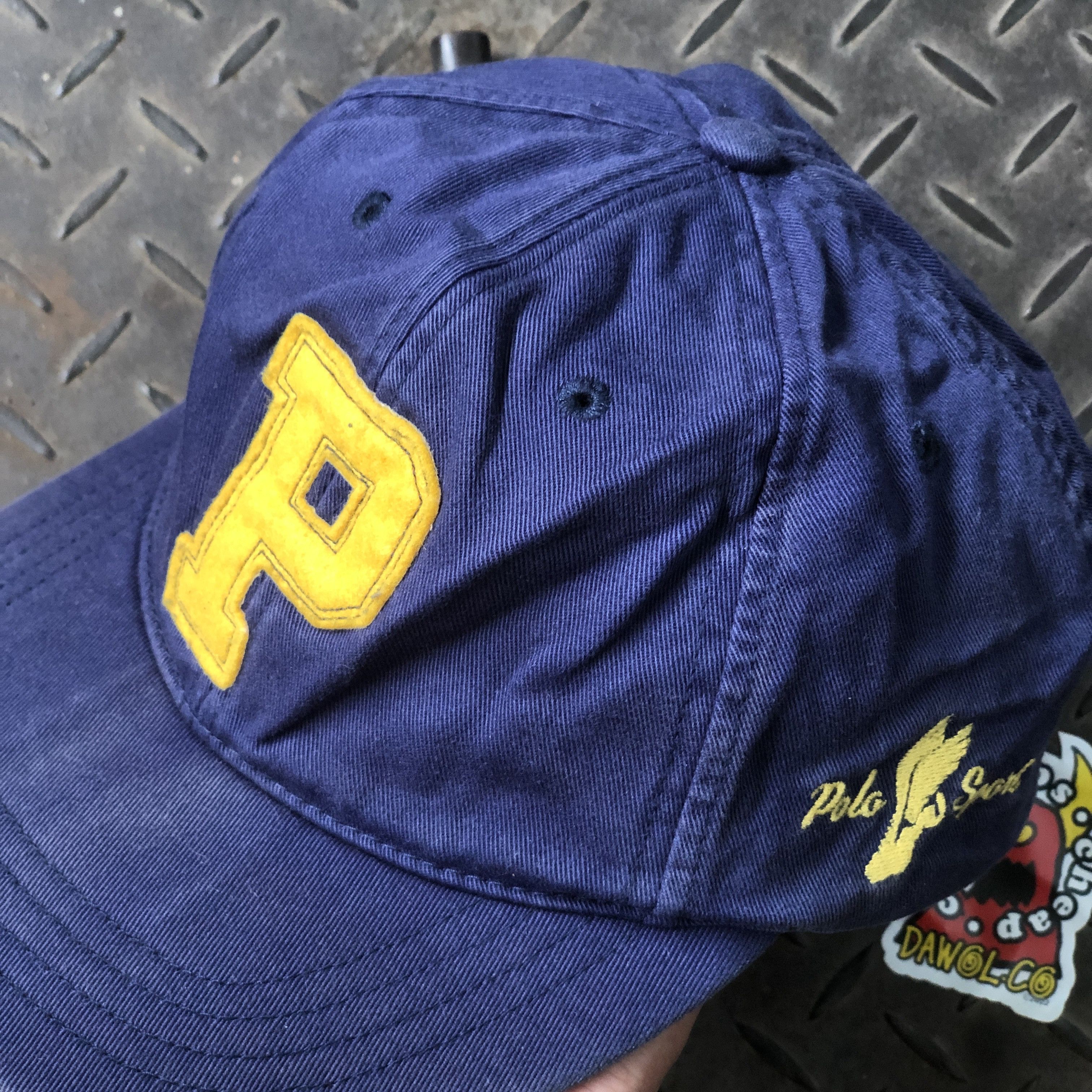 Polo Ralph Lauren 🔥RARE🔥 Vintage Polo Sport Ralph Lauren Logo Sunfaded Hat Size ONE SIZE - 3 Thumbnail