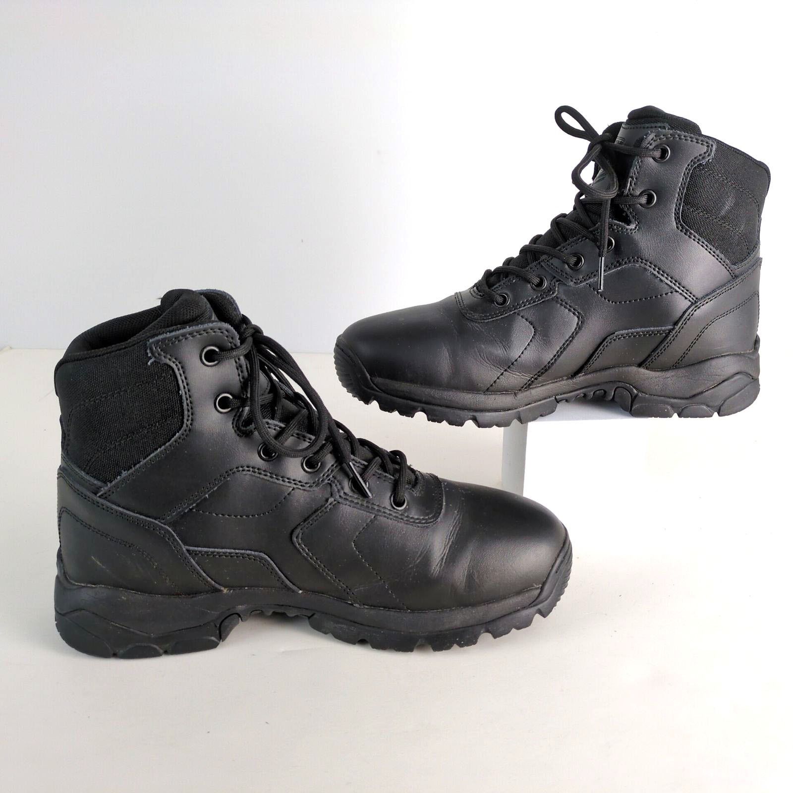 Other Black Ops Men's 8 Leather Waterproof Tactical Work Boots Size US 8 / EU 41 - 4 Thumbnail