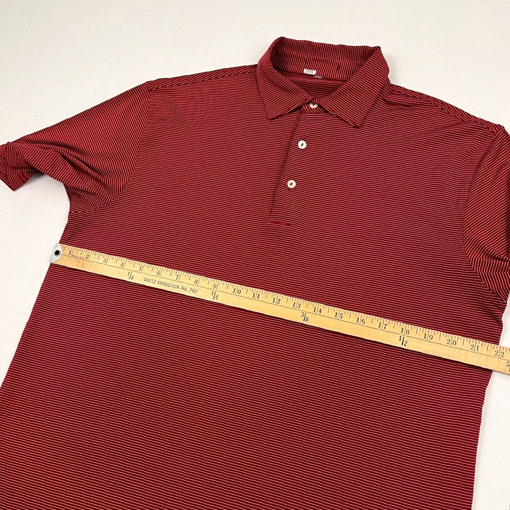 Peter Millar Peter Millar Polo Shirt Men M Red Summer Comfort Golf Pinstripe Logo Size US M / EU 48-50 / 2 - 5 Thumbnail