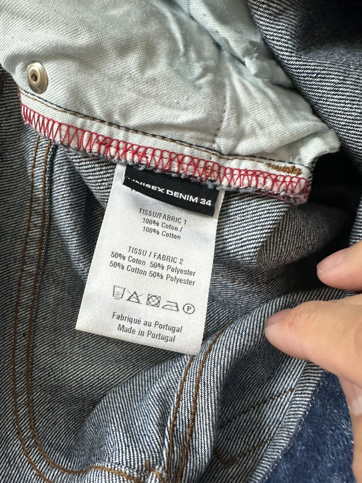Y/Project Y/Project Lazy layered straight leg denim Size US 34 / EU 50 - 6 Thumbnail