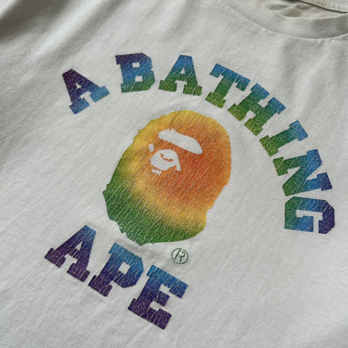 Bape Luxury Bape A Bathing Ape Big Graphic Logo y2k designer tee Size US L / EU 52-54 / 3 - 3 Thumbnail