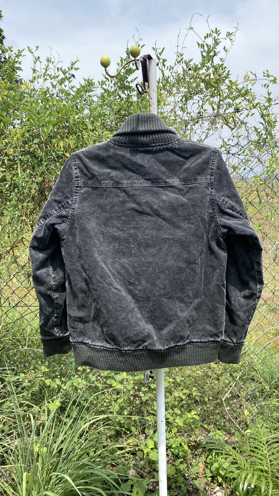Vintage Black Dog Corduroy Pigment Dyeing Jacket Size US L / EU 52-54 / 3 - 3 Thumbnail