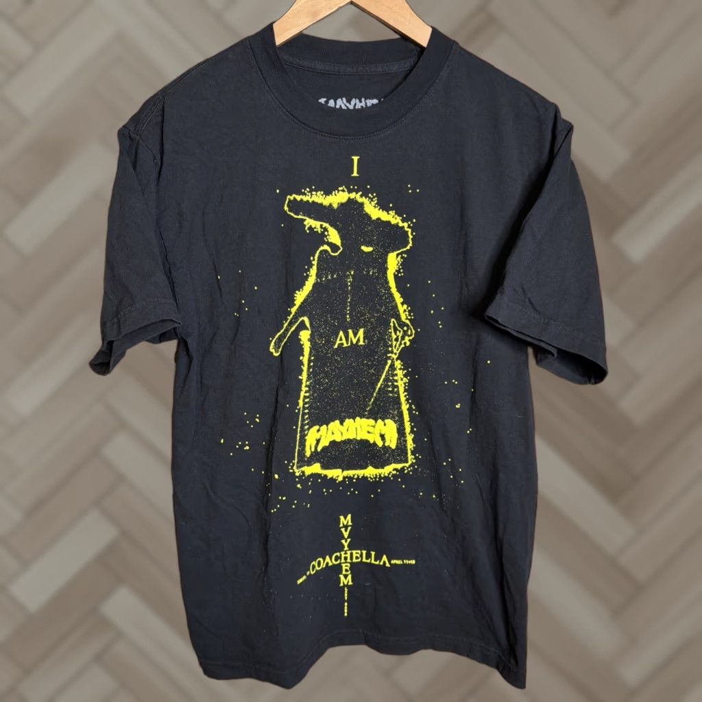 Bally Lady Gaga Coachella Festival 2025 The Mayhem Ball Tour T Shirt S Black Cotton Short Sleeve Crew Neck Graphic Print Mens Size US S / EU 44-46 / 1 - 1 Thumbnail