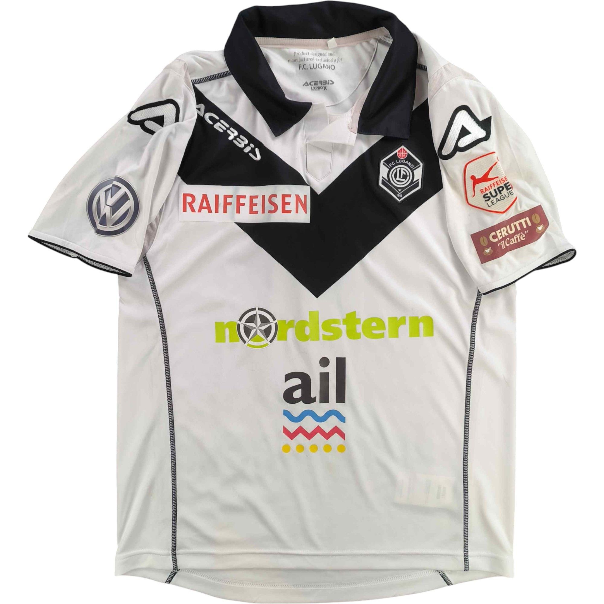 Other Lugano 2017-18 Acerbis away Piccinocchi football jersey sz S Size US S / EU 44-46 / 1 - 2 Thumbnail