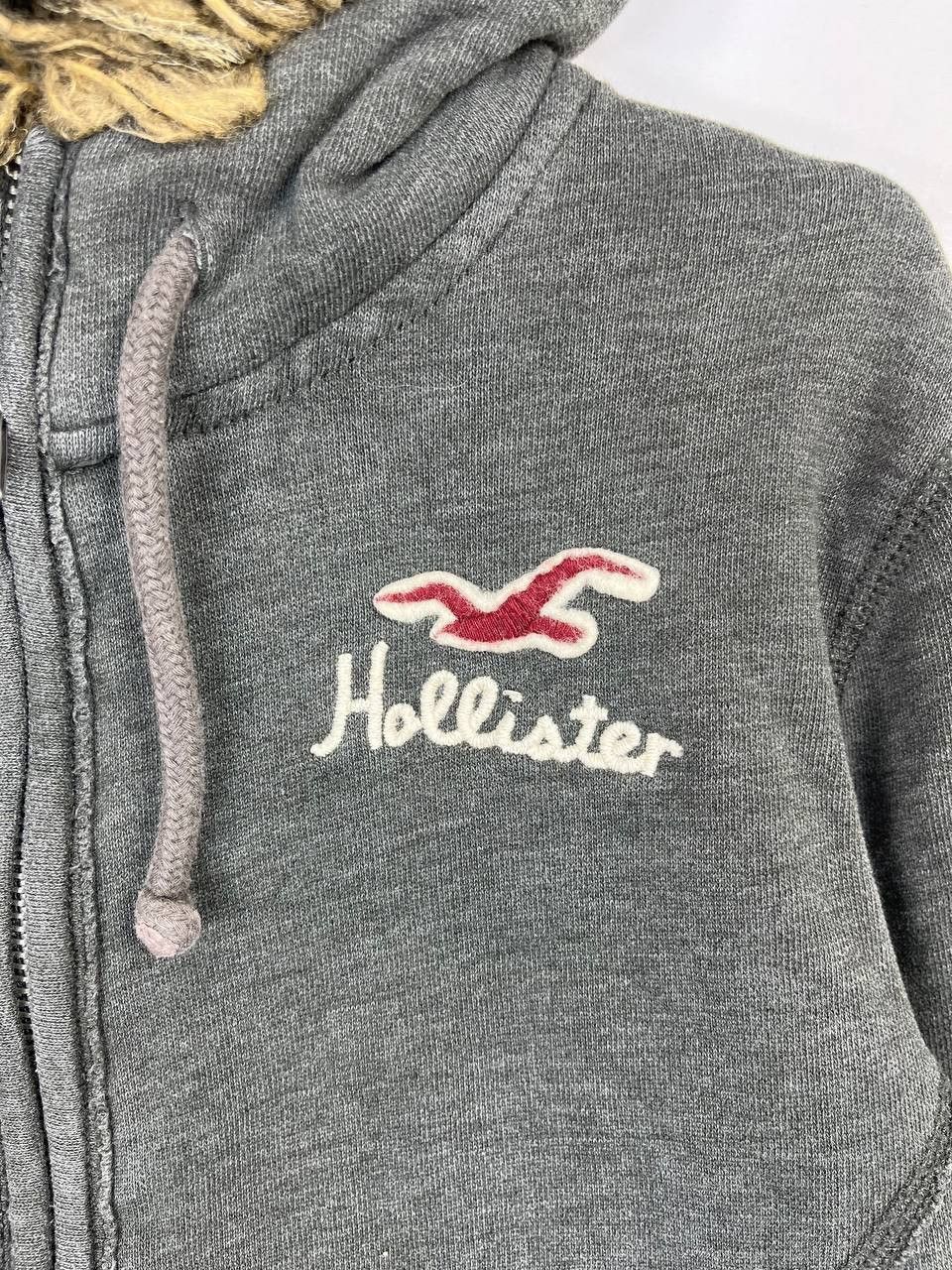 Hollister Hollister California Womens Grey Zip Hoodie Jacket Size L Size L / US 10 / IT 46 - 4 Thumbnail