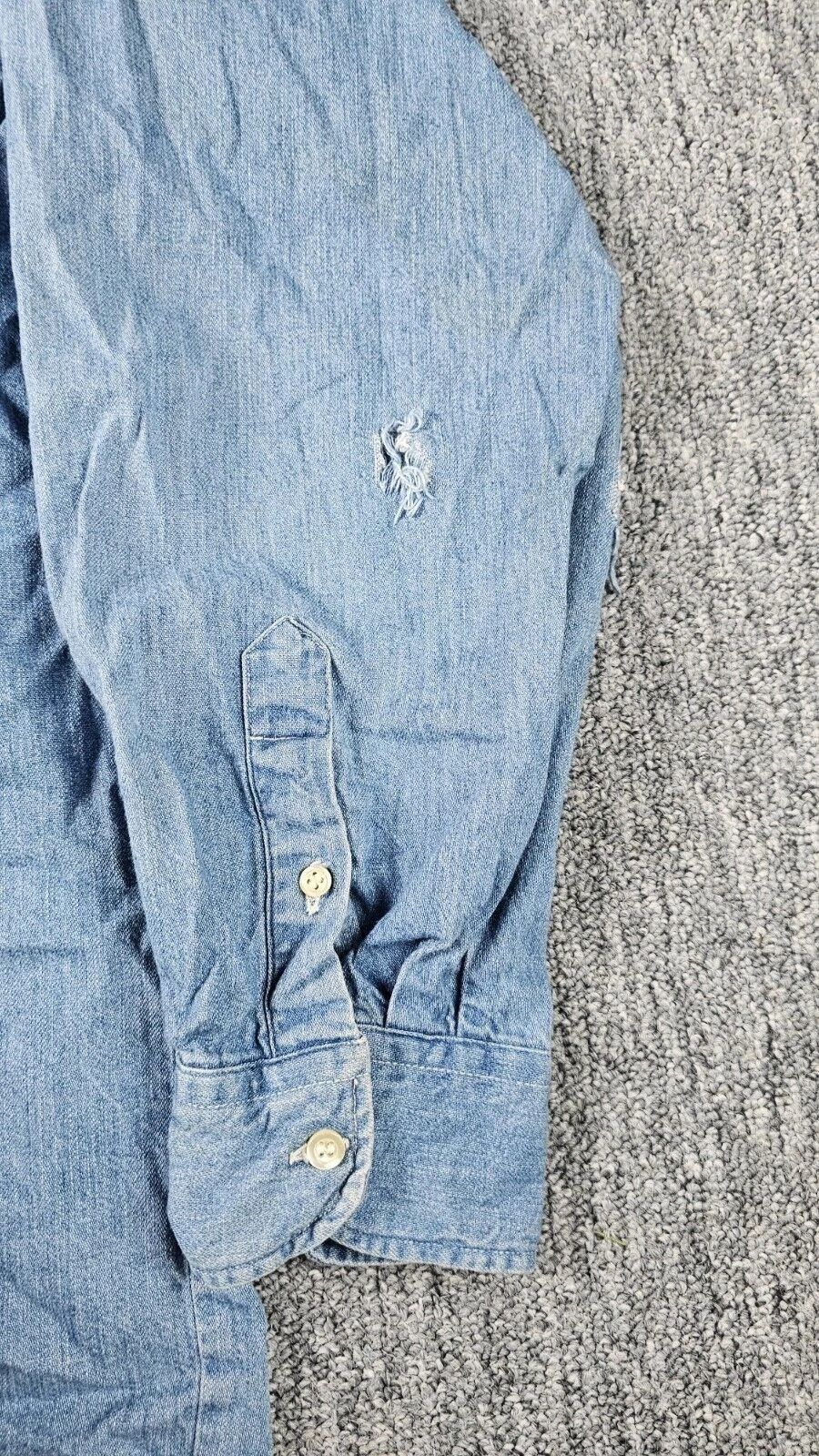 Other 90s Disney Paris Donald Duck Embroidered Denim Shirt L 90s Size US L / EU 52-54 / 3 - 10 Thumbnail