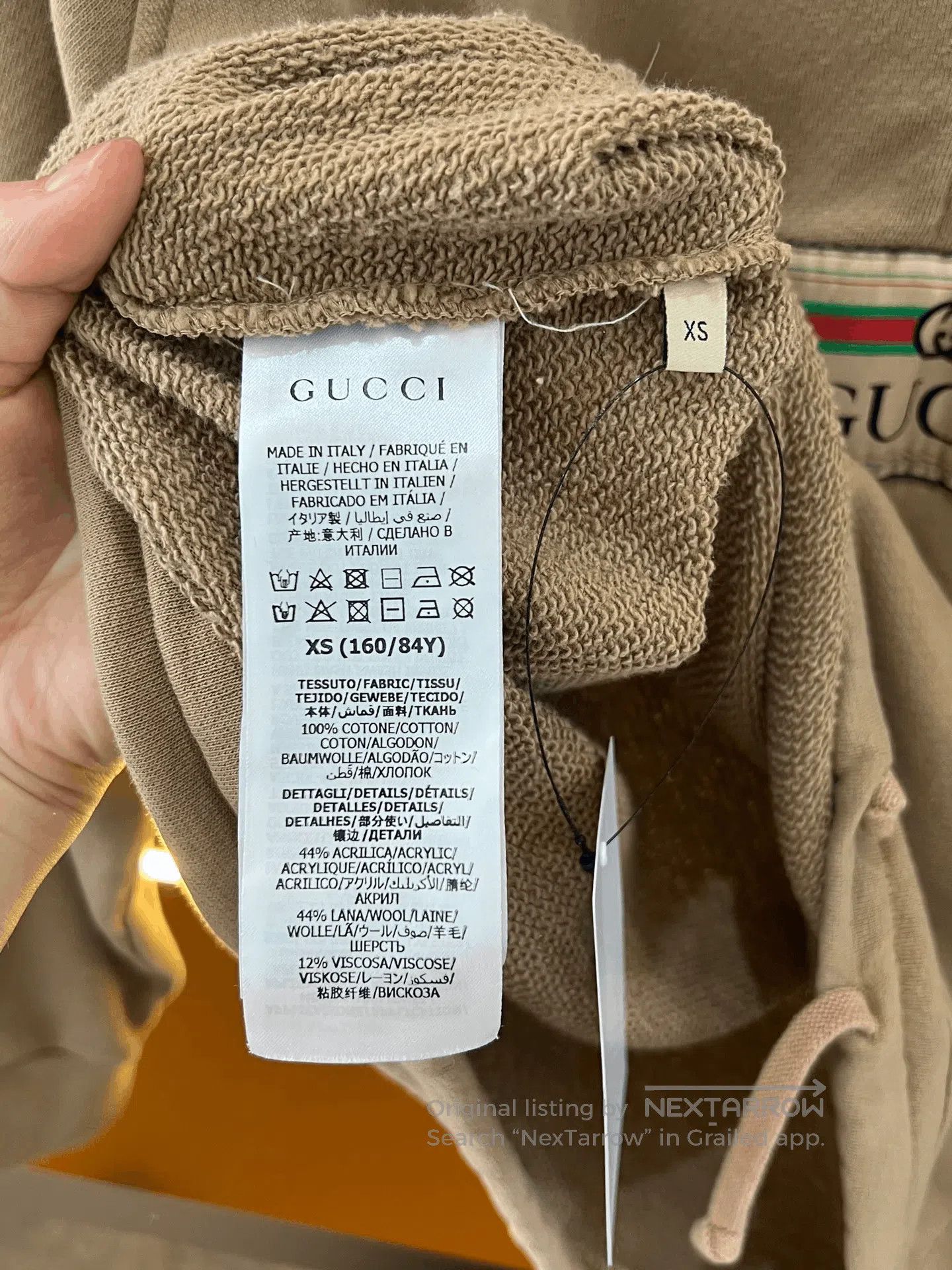 Gucci Gucci Half-Zip Hoodie. Size XS / US 0-2 / IT 36-38 - 4 Thumbnail