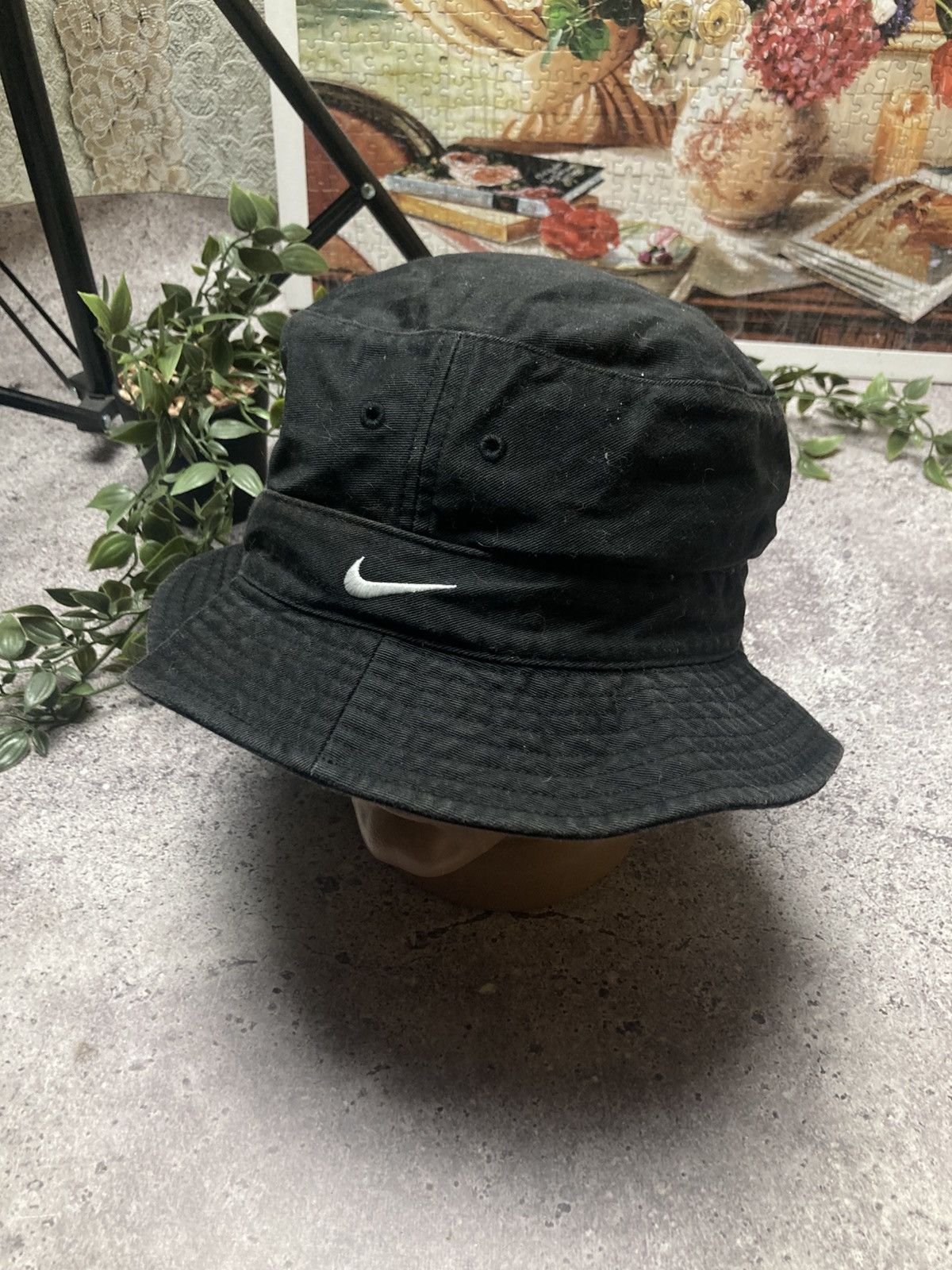 Nike × Vintage VERY RARE NIKE PANAMA HATS SWOOSH BIG LOGO DRILL Y2K 90s SK8 Size ONE SIZE - 2 Thumbnail