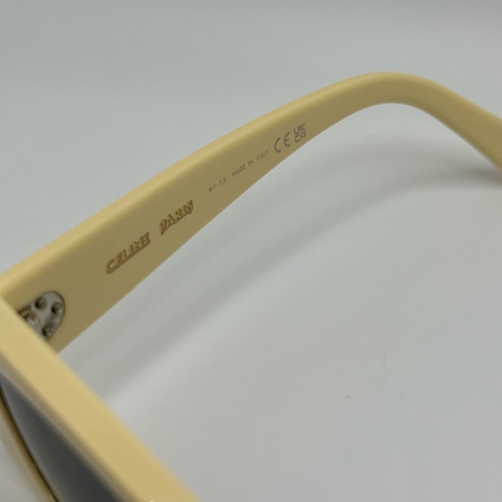 Celine CELINE Sunglasses CL40245U 5539A Shiny Butter Beige Grey Size ONE SIZE - 5 Thumbnail