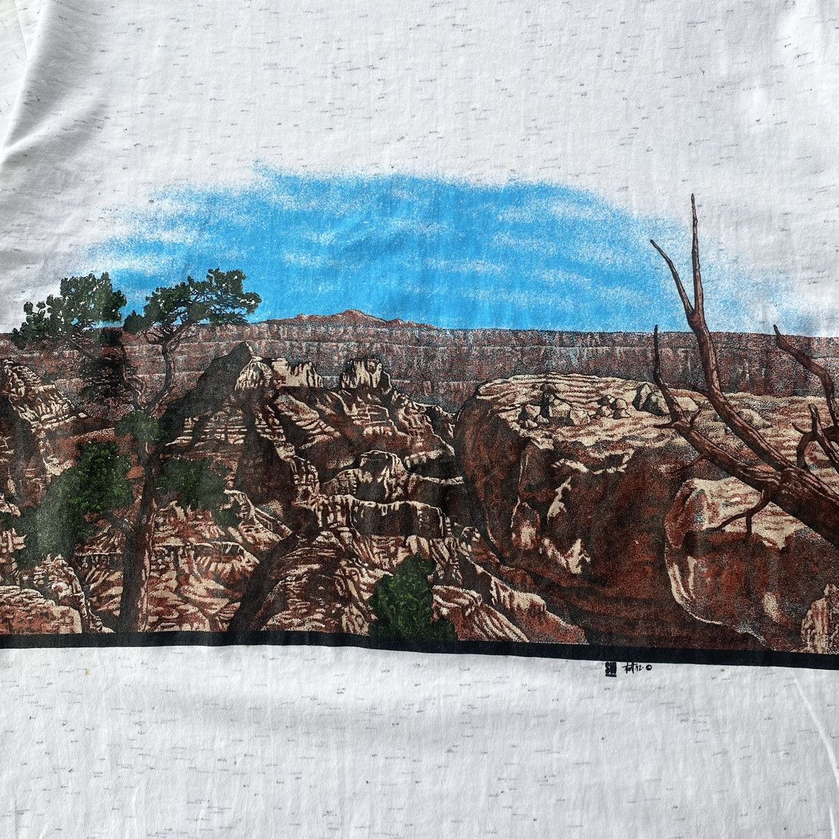 Band Tees × Rap Tees × Vintage 🔥RARE🔥 vintage 1992 grand canyon art nature tee by Oneita Size US XL / EU 56 / 4 - 4 Thumbnail