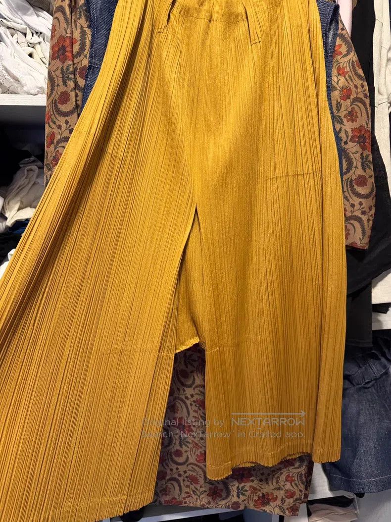 Issey Miyake Issey Miyake Yellow Pants Size 25" / US 0 / IT 36 - 1 Thumbnail