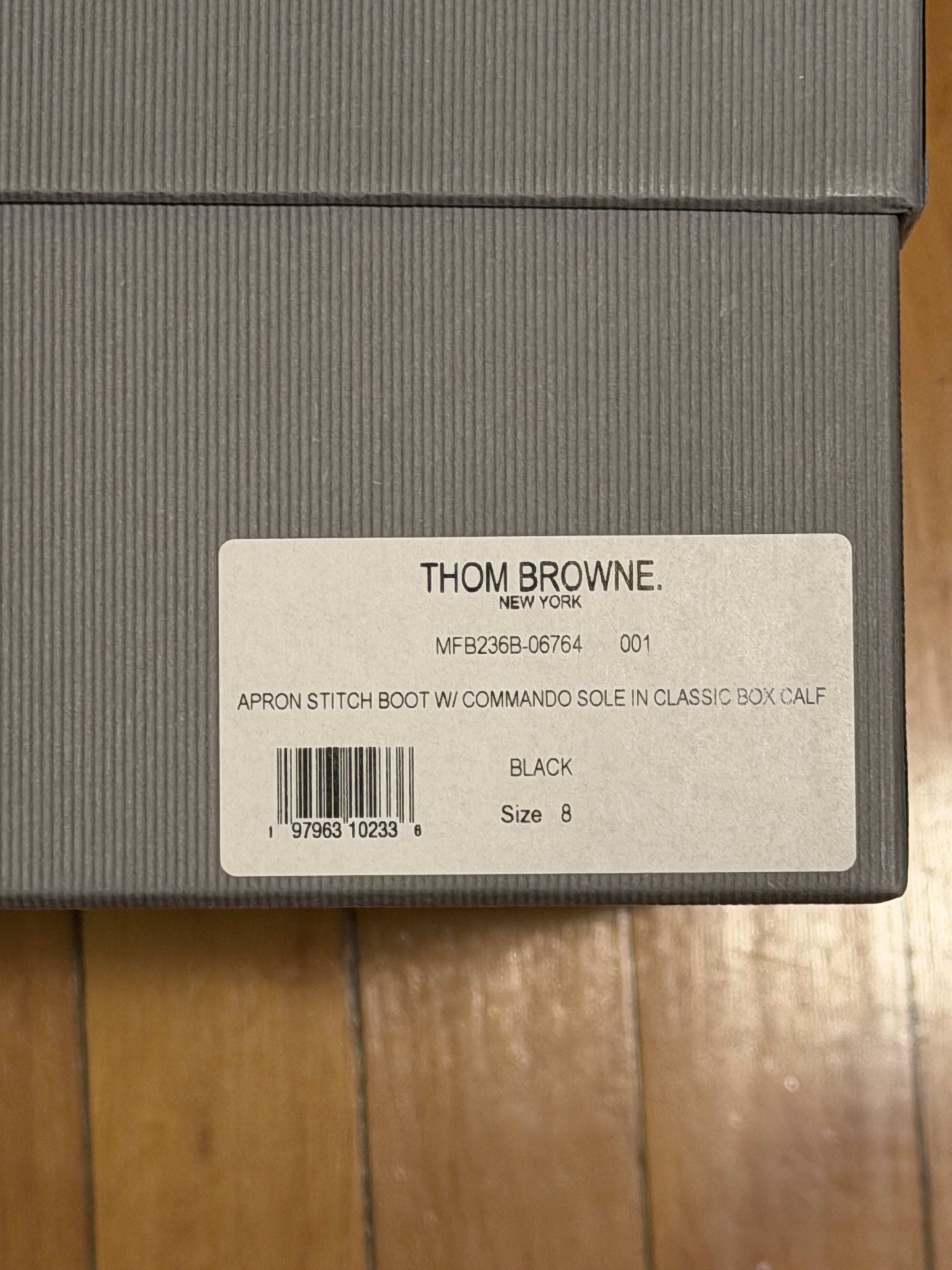 Thom Browne Box Calf Commando Sole Appon Stitch Boot Size US 8 / EU 41 - 12 Thumbnail