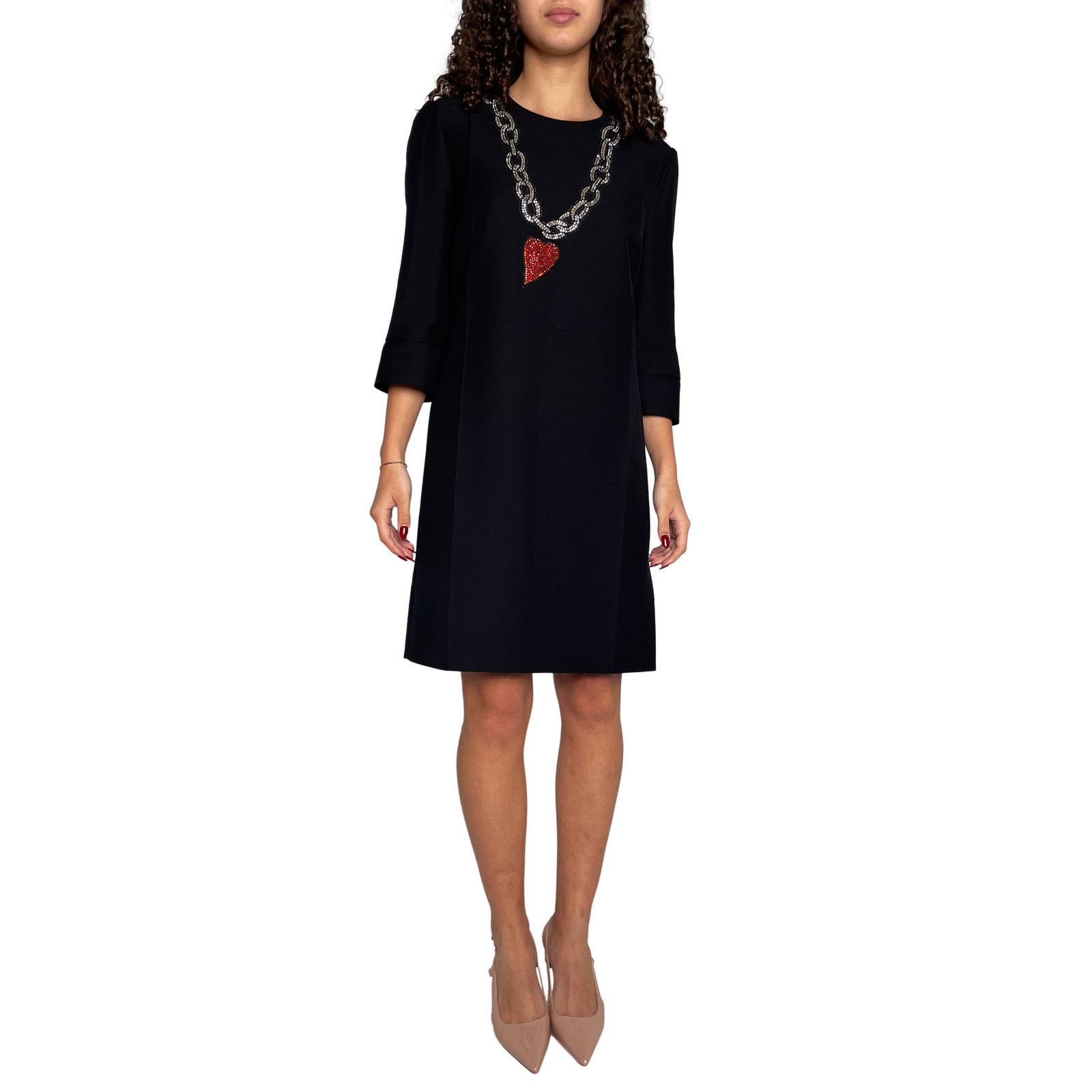 Gucci Black Short Sleeve Dress Size S / US 4 / IT 40 - 2 Thumbnail