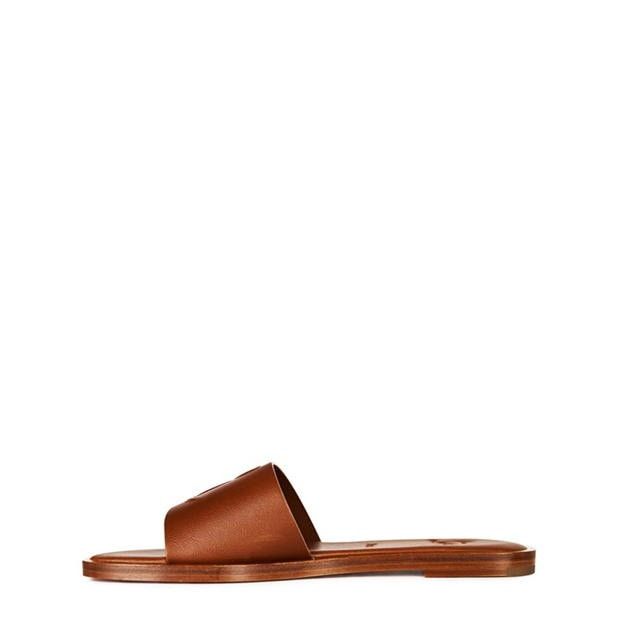 Christian Louboutin Cl Mule Embossed Leather Sandals Size US 9 / IT 39 - 3 Thumbnail