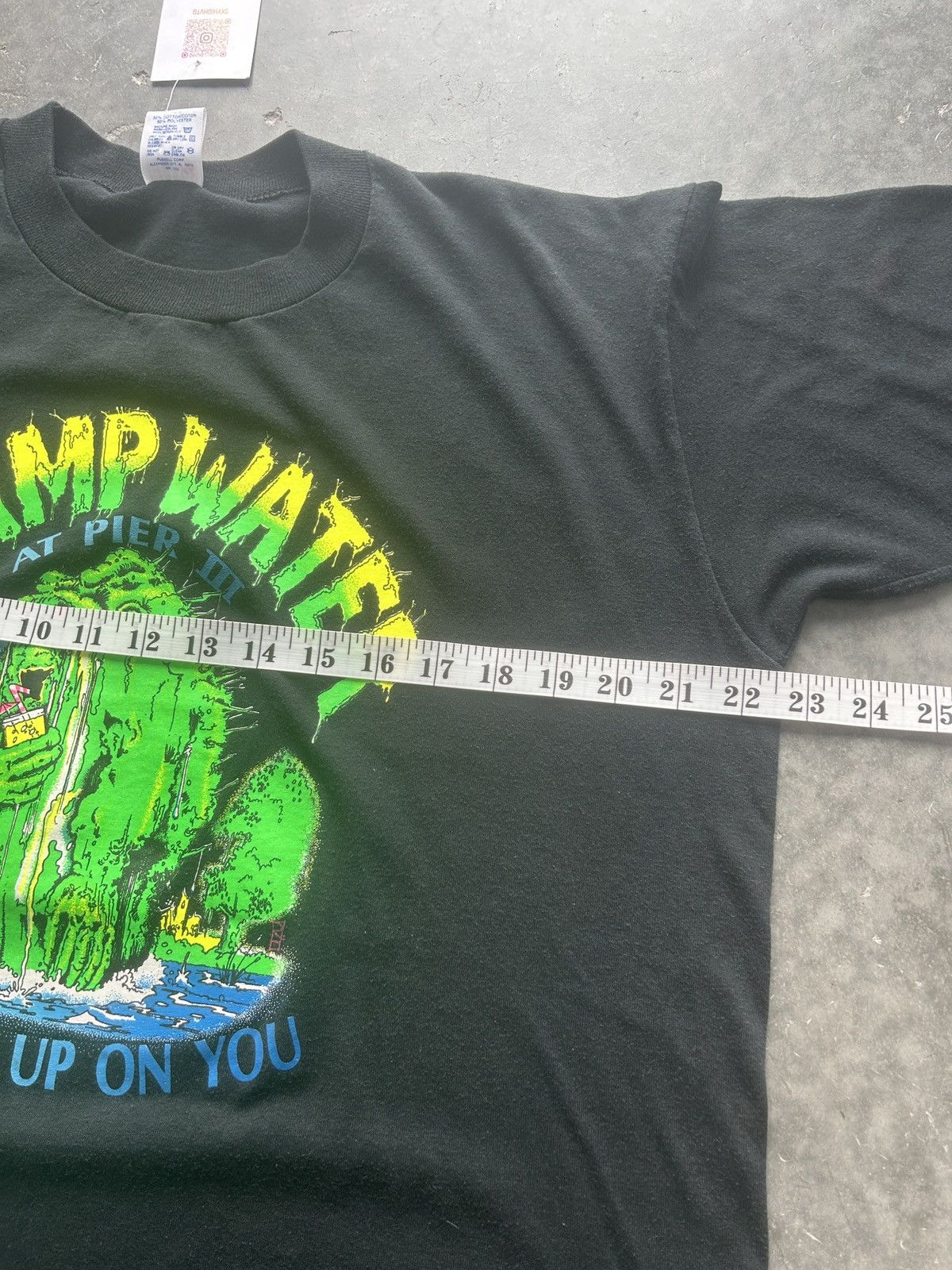 Vintage Vintage 90s Swampwater Graphic Tee Size US L / EU 52-54 / 3 - 9 Thumbnail