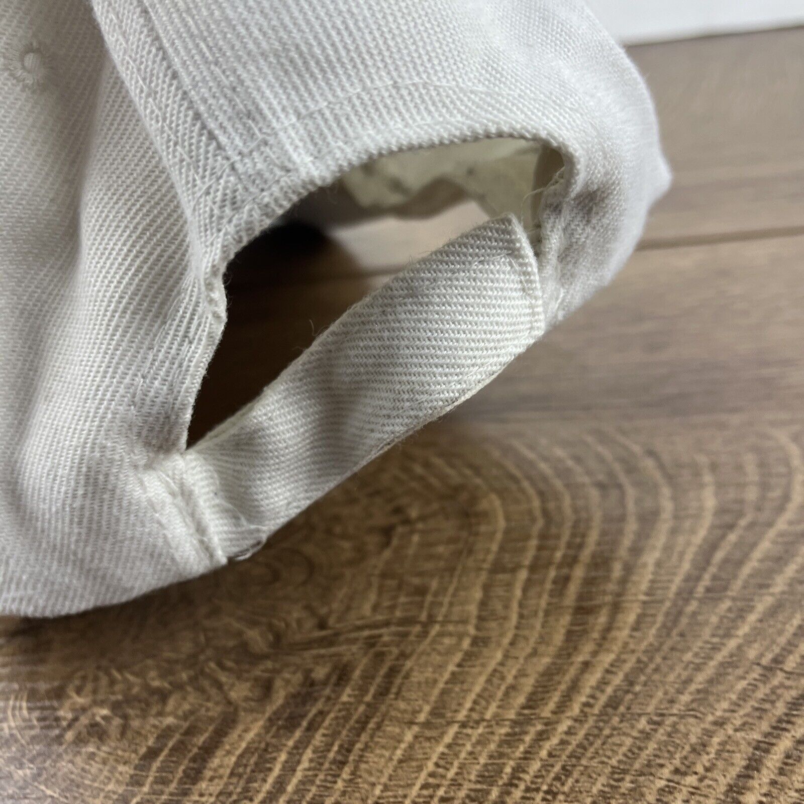 Other White Baseball Hat Adjustable Adult Size Hat Cap Size ONE SIZE - 9 Thumbnail