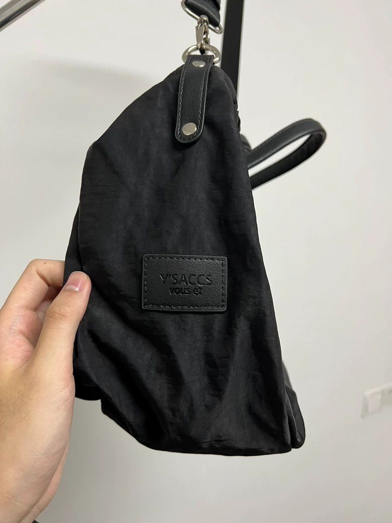 Yohji Yamamoto yohji yamamoto Patchwork leather nylon cross-body bag 2506- Size ONE SIZE - 4 Thumbnail