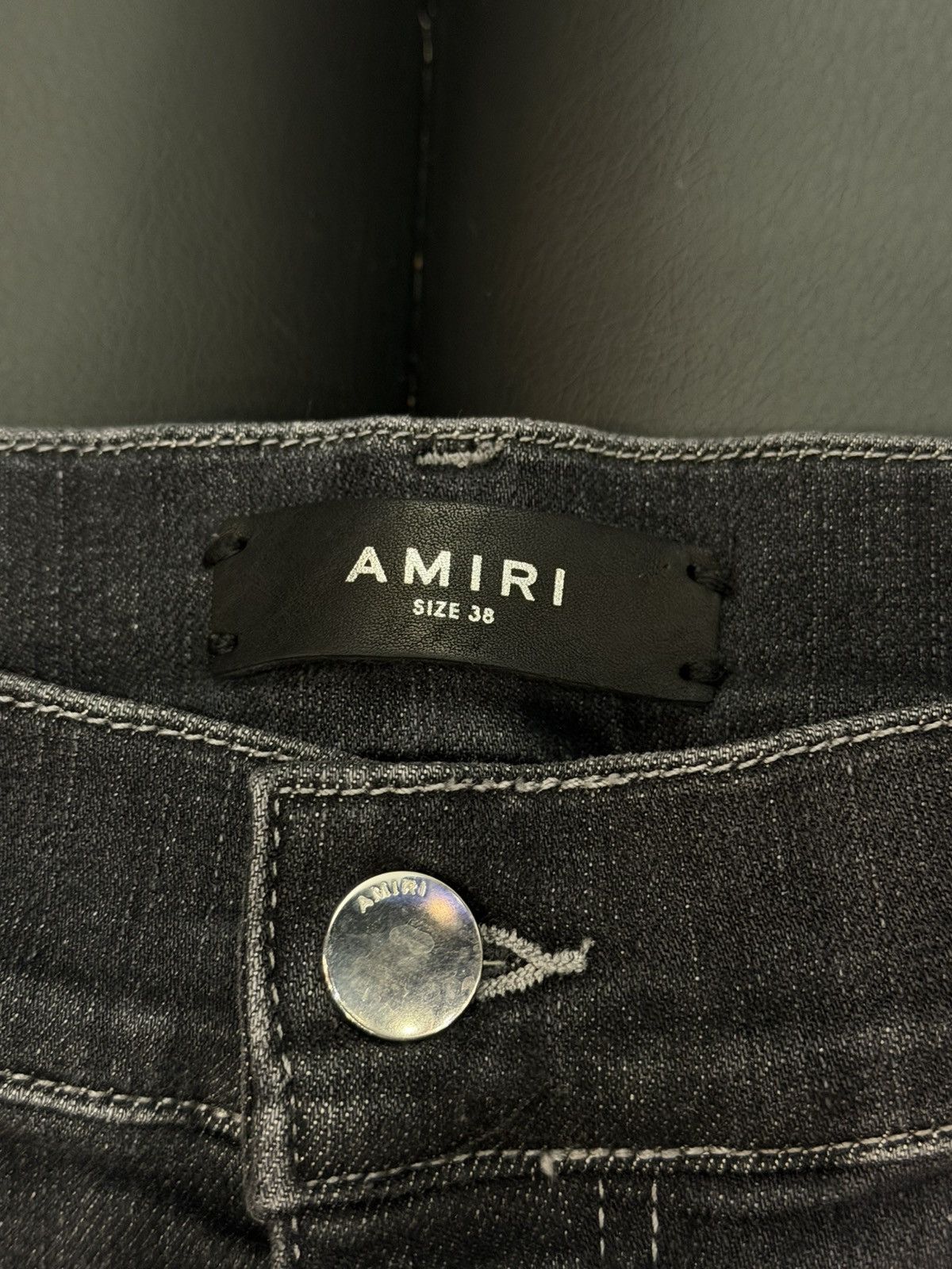 Amiri Size 38 - Amiri MX1 Black Denim $1090 Retail Size US 38 / EU 54 - 6 Thumbnail