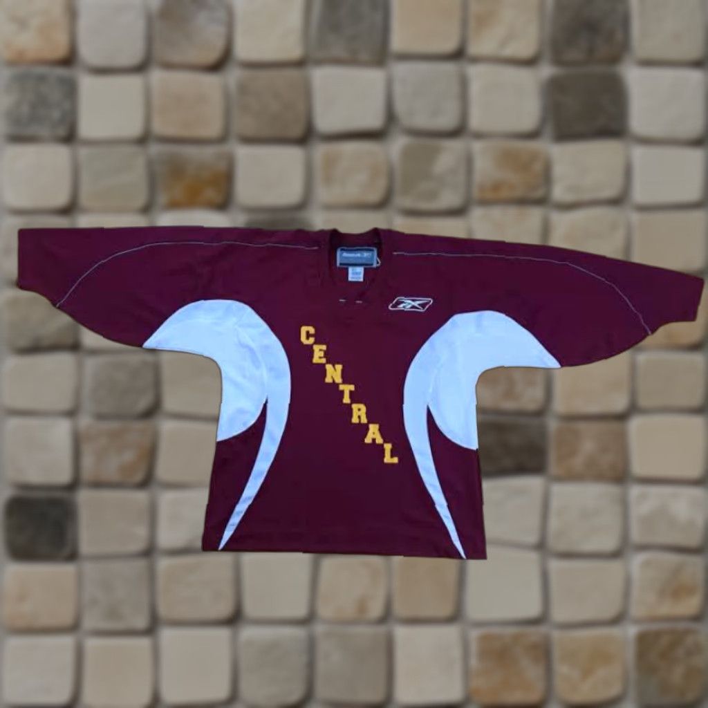 Reebok Reebok Central Michigan Chippewas Printed Hockey Jersey L Men Burgundy Microfiber Pullover Sweatshirt Size Large Size US L / EU 52-54 / 3 - 1 Thumbnail