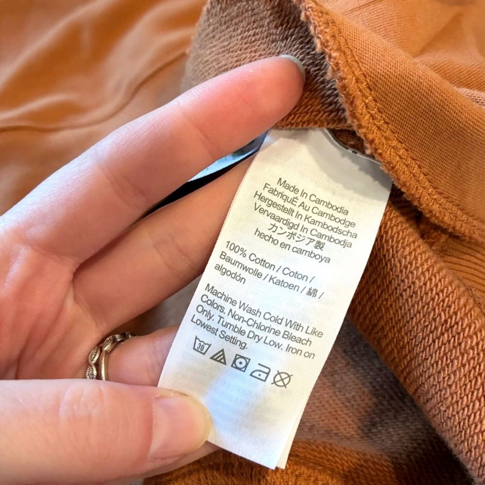 J.Crew NWT J. Crew Sweatshirt Women’s University Terry Half Zip Orange Size M Size M / US 6-8 / IT 42-44 - 7 Thumbnail