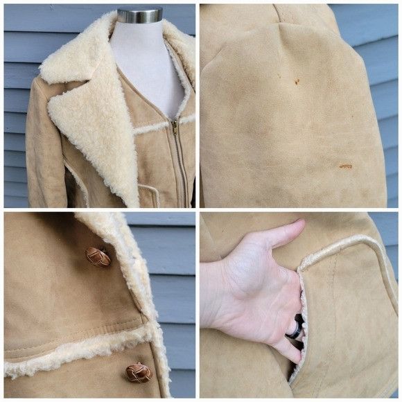 Vintage Vintage 80s Wiman Faux Suede Sherpa Fleece Shearling Rancher Size US M / EU 48-50 / 2 - 5 Thumbnail