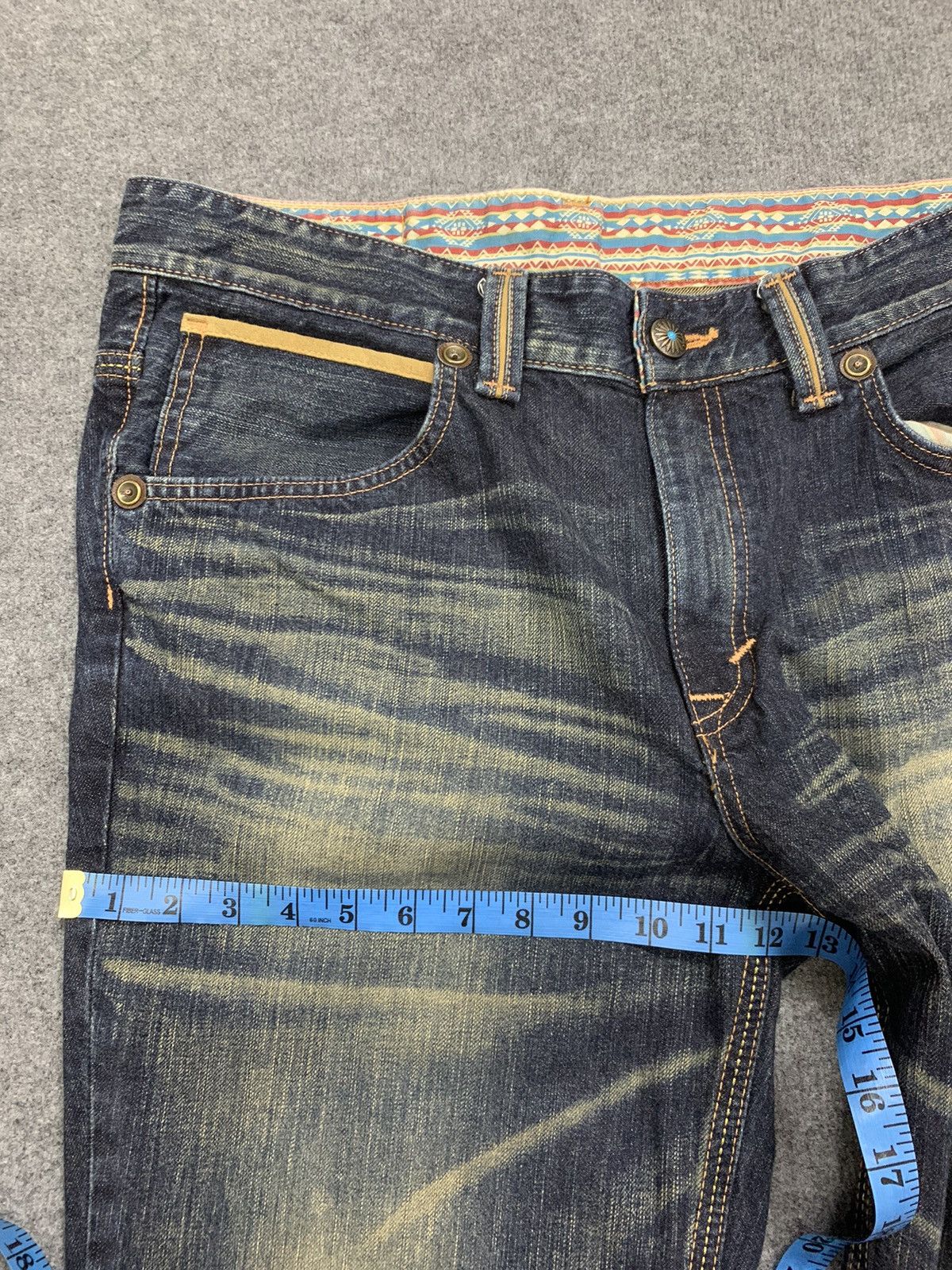 Edwin Edwin Vintage XV Flare Denim - Sun Faded Wash. Size US 38 / EU 54 - 9 Thumbnail
