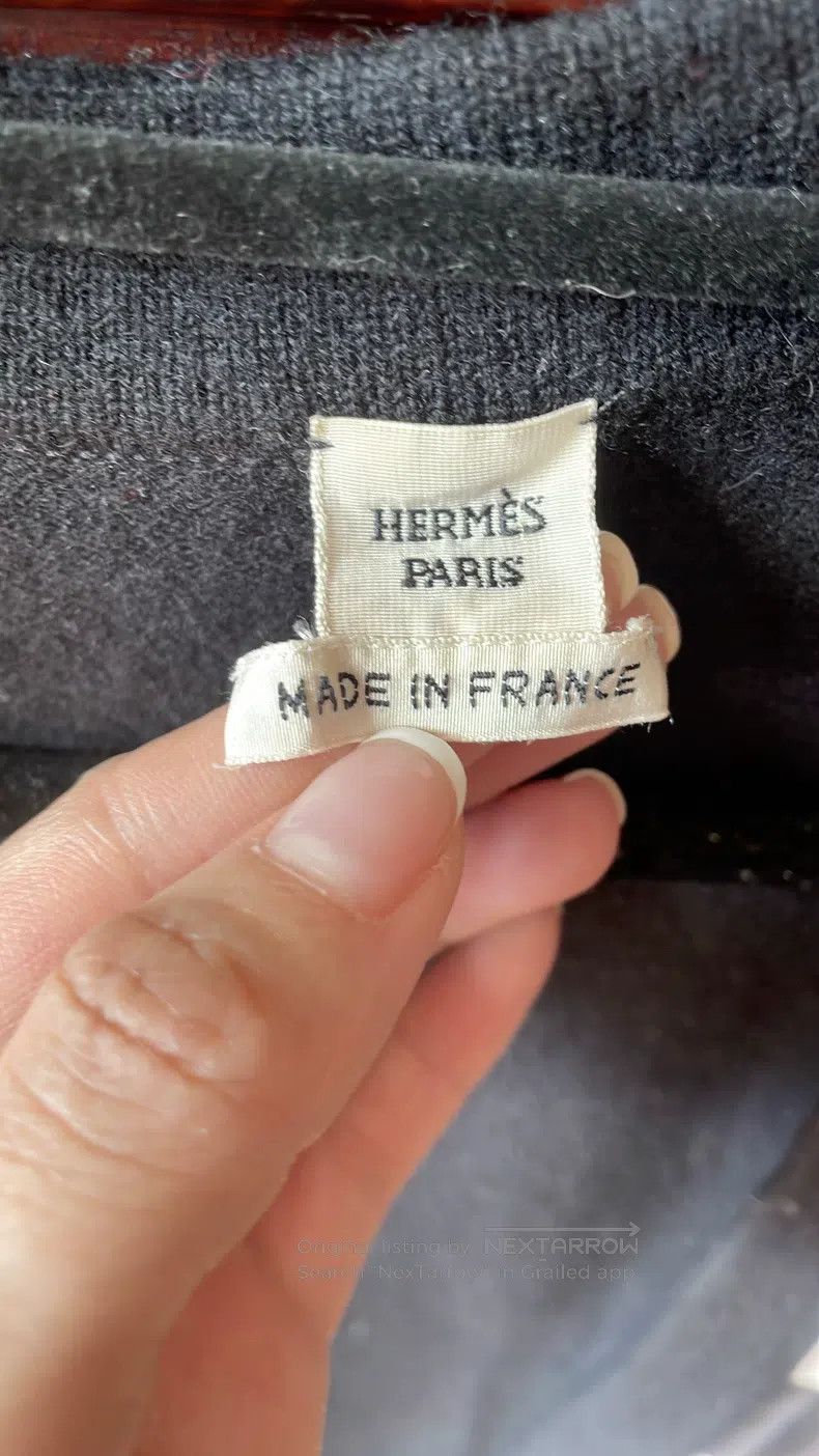 Hermes Hermes Classic Cashmere and Silk Open Cardigan Size XXS / US 00 / IT 34 - 2 Thumbnail