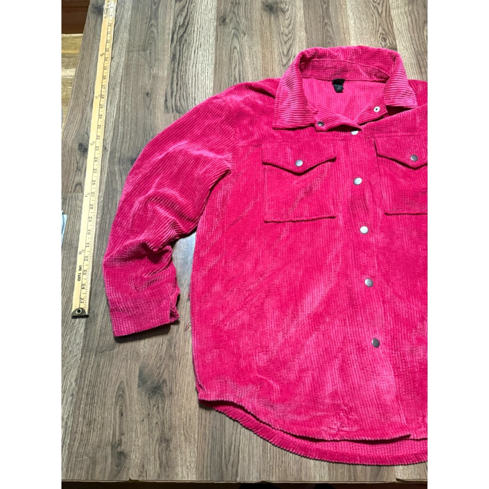 Vintage VINTAGE: No — Wild Fable Shirt Women’s Medium Pink Long Sleeve Button Up Shirt Size M / US 6-8 / IT 42-44 - 2 Thumbnail