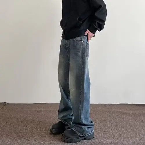 Japanese Brand × Jean Baggy Blue Denim Jeans, Grunge Jeans, Opium Jeans Size US 30 / EU 46 - 1 Thumbnail