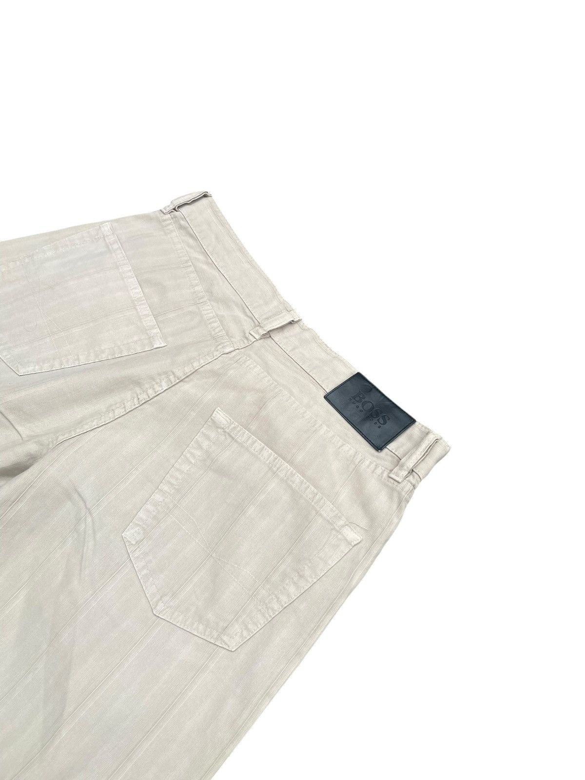 Designer Vintage Hugo Boss Herringbone Twill Size US 33 - 6 Thumbnail