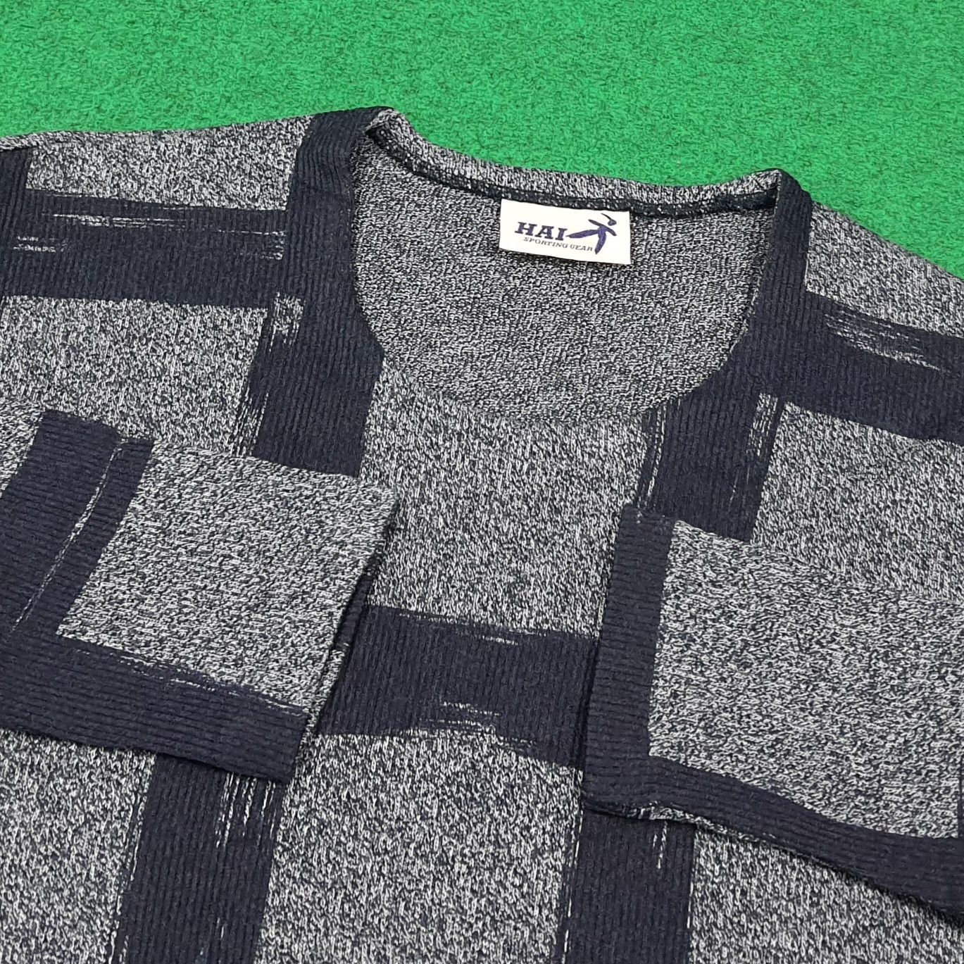 Hai Sporting Gear HAI Sporting Gear Blend Knit Textured Plaid Shirt C294N54 Size S / US 4 / IT 40 - 4 Thumbnail