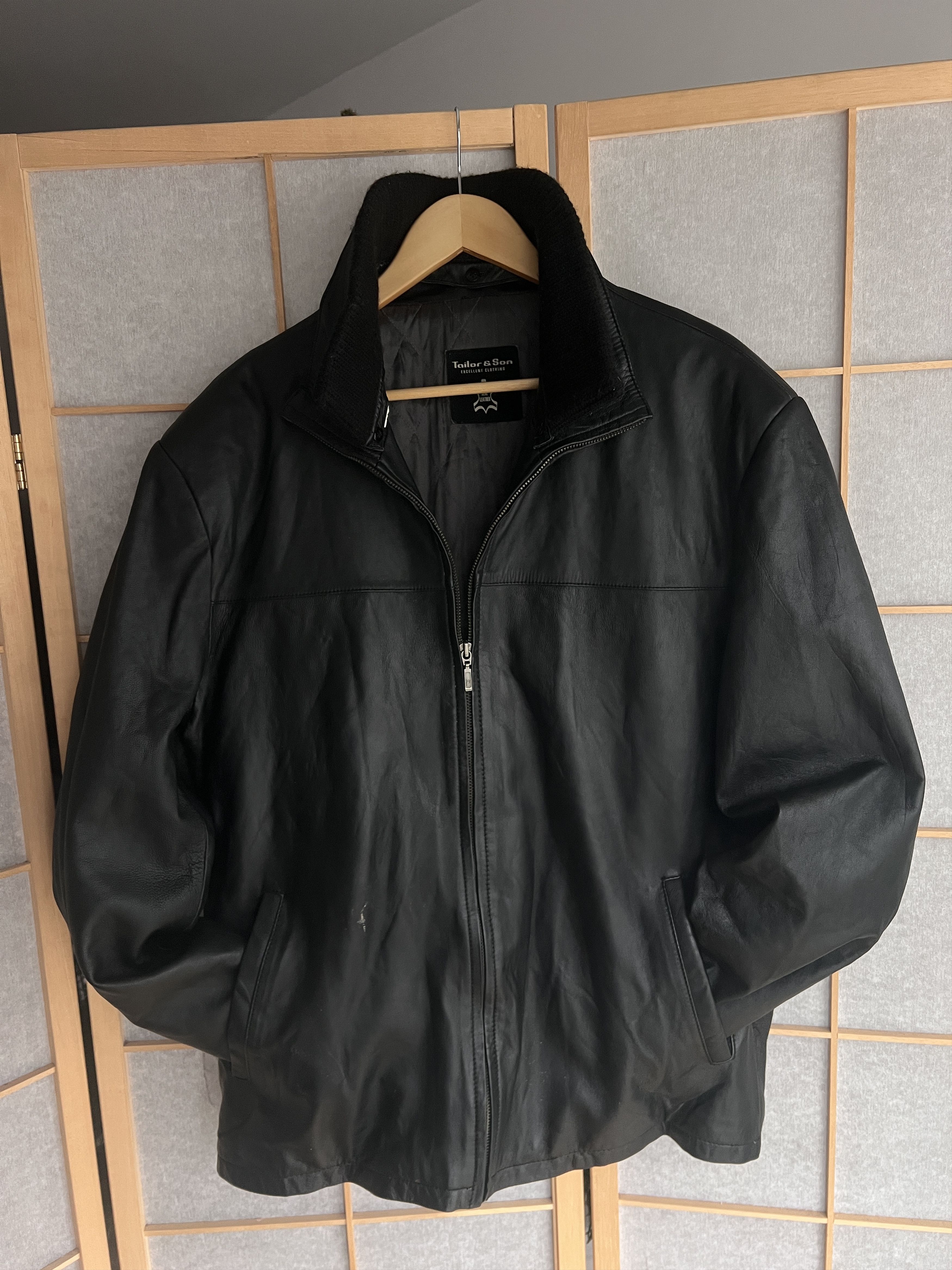 If Six Was Nine The Sopranos vibe VTG 2000s leather jacket coat opium y2k Size US L / EU 52-54 / 3 - 9 Thumbnail