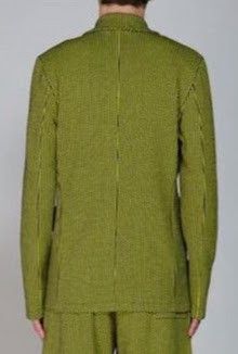 Marni o1w1db10125 Jacquard Jacket in Green Size US L / EU 52-54 / 3 - 2 Thumbnail
