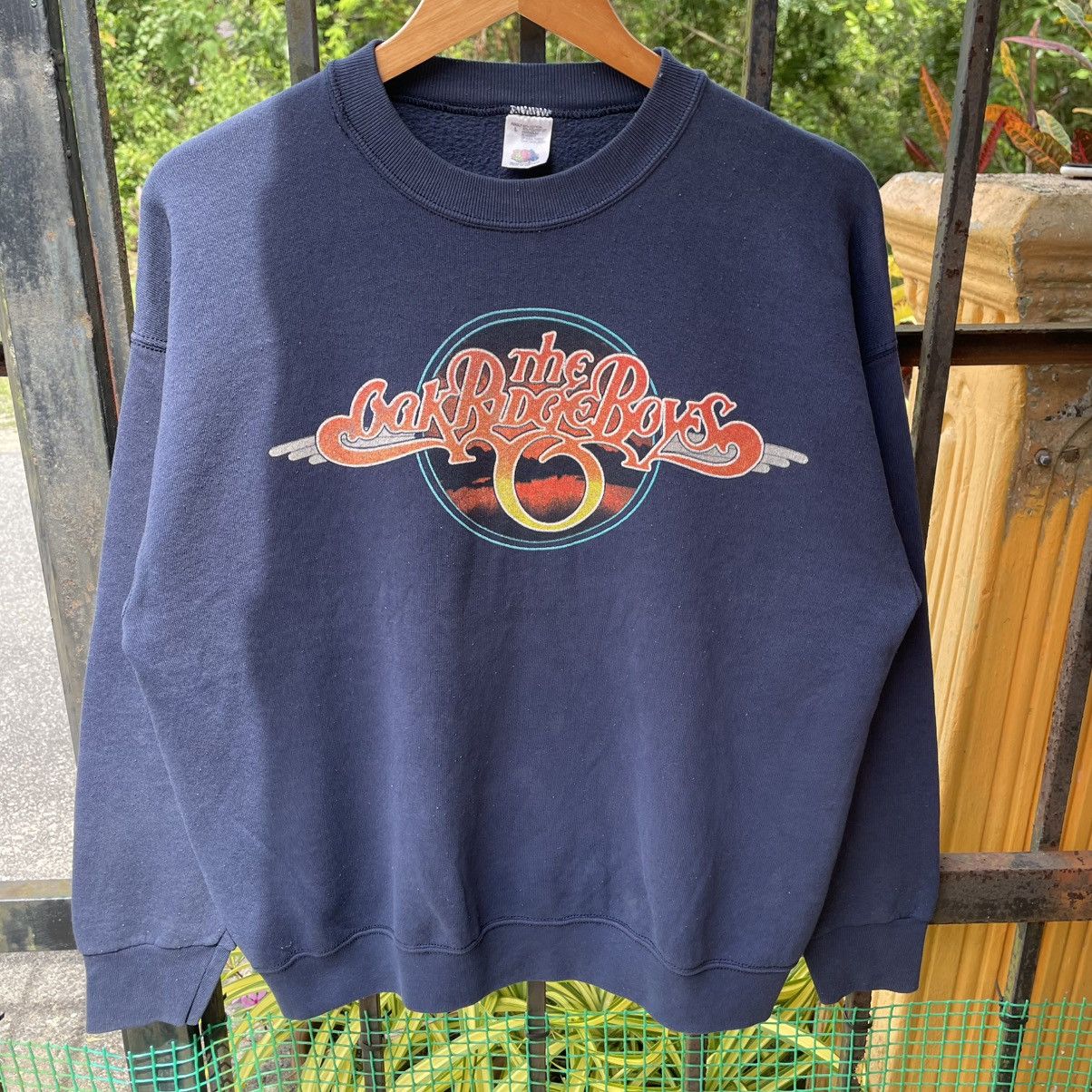 Band Tees 🔥Vintage 80s The Oak Ridge Boys Promo Music Sweatshirts Size US M / EU 48-50 / 2 - 5 Thumbnail